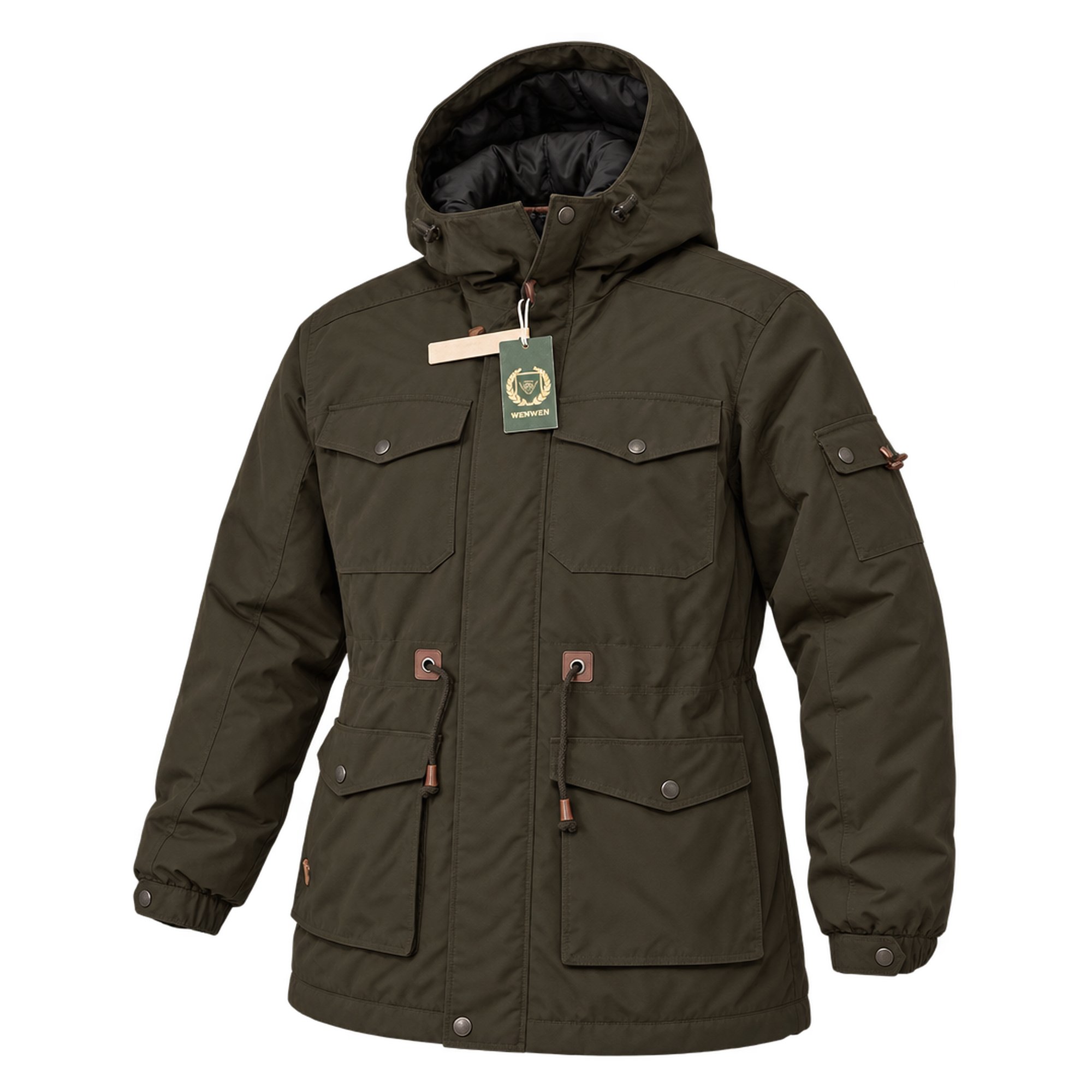 WenVen zimowa kurtka parka męska XL (EU/UK)