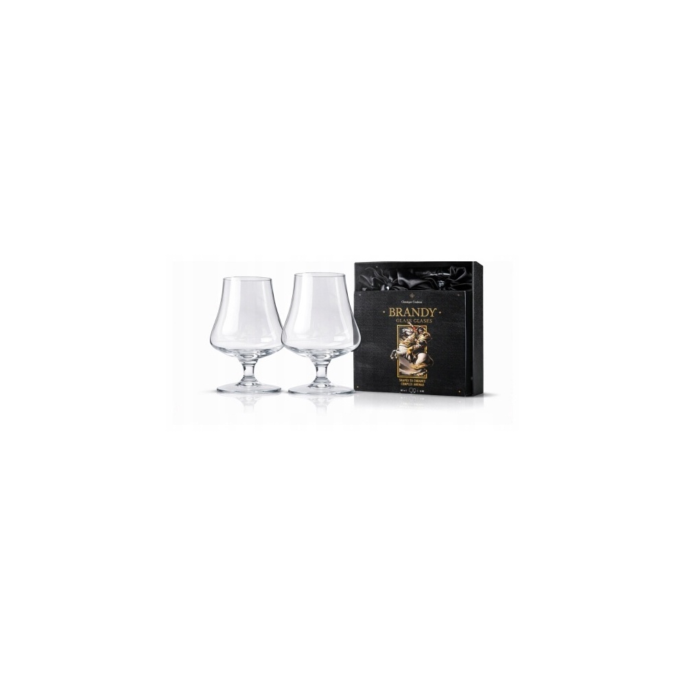 Kieliszki do brandy snifter 2 szt 450 ml szkło premium elegancki zestaw
