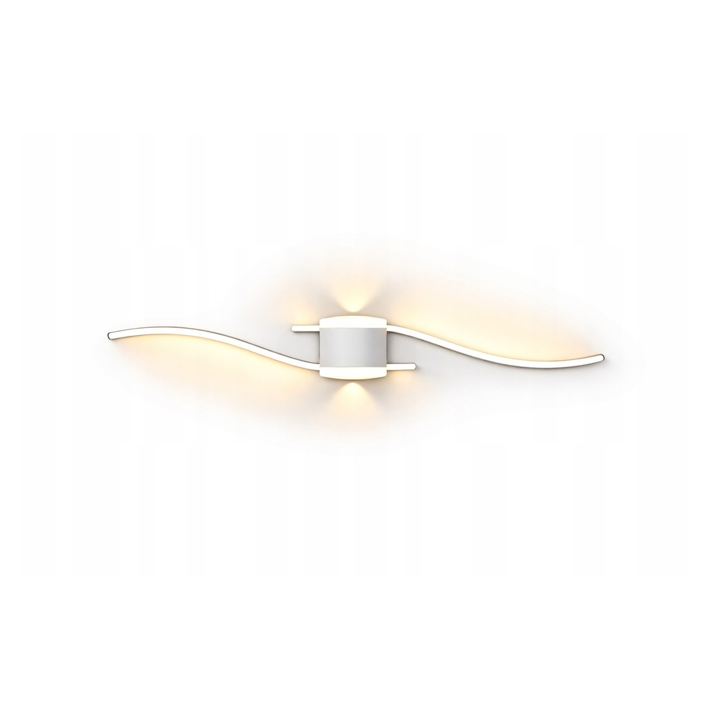 Kinkiet LED nowoczesny 120 cm 30W biały lampa ścienna dekoracyjna ciepłe św