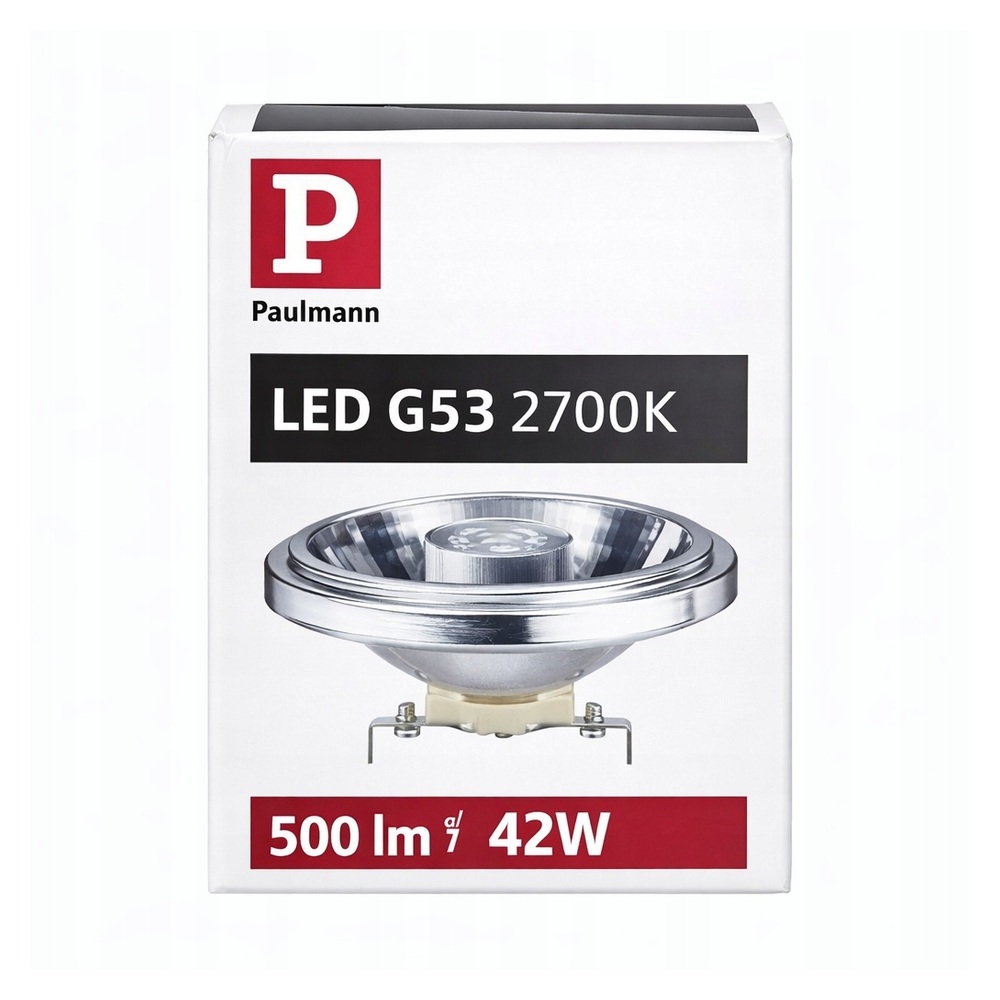 Paulmann LED G53 AR111 8W 500lm 2700K ciepła 12V zamiennik 42W