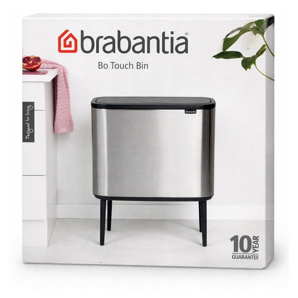 Brabantia Bo Touch Bin Kosz na śmieci 36L Stalowy Soft Touch Segregacja