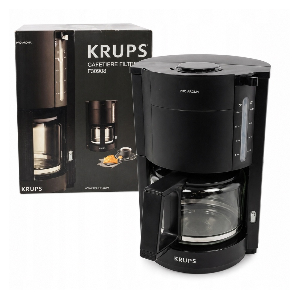 Ekspres przelewowy KRUPS ProAroma F30908 + dzbanek szklany filtr