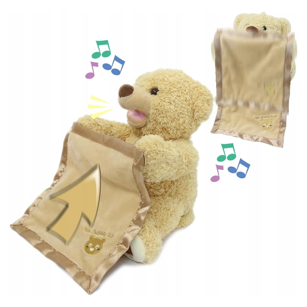 Interaktywny miś Mr Babble Bear mówi rusza się + kocyk