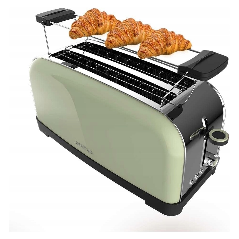 Toster Cecotec Toast&Taste 1500 Green 1500W 4 Tosty Retro Zielony