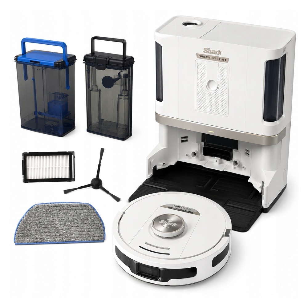 Shark PowerDetect 2-in-1 RV2800ZEU z Bazą Samoopróżniającą i Myjącą