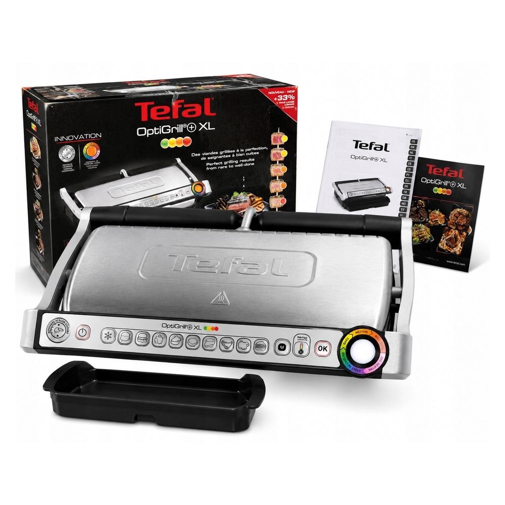Składany grill elektryczny Tefal GC722D16 OptiGrill+ XL 2000 W