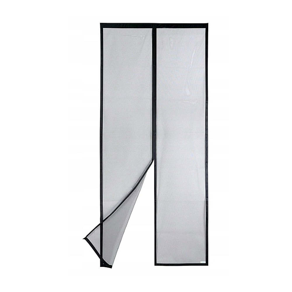 ESMAYULO moskitiera magnetyczna do drzwi czarna 100x220 cm