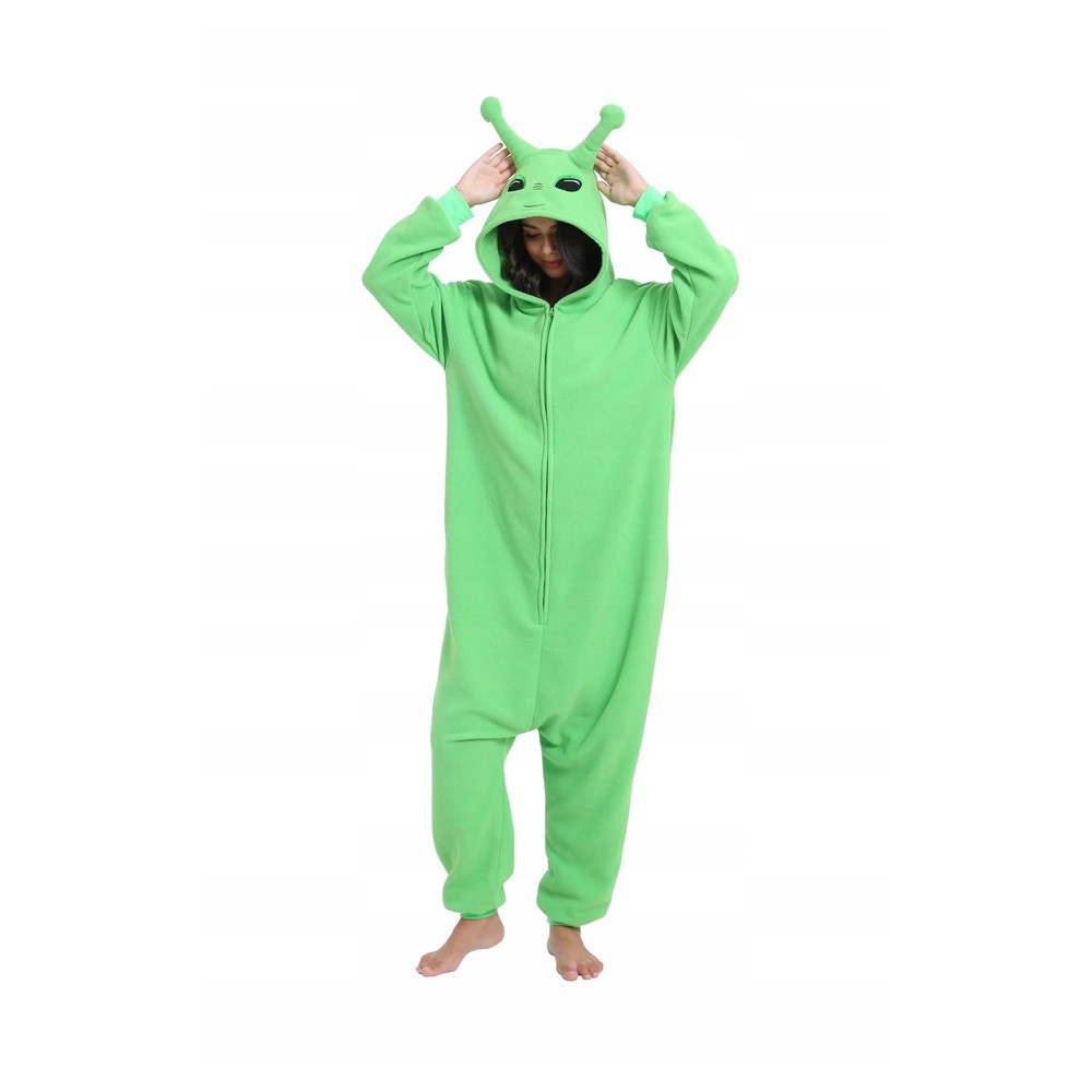 Kombinezon Onesie Alien Zielony Piżama Kigurumi Ufo Kosmita Obcy