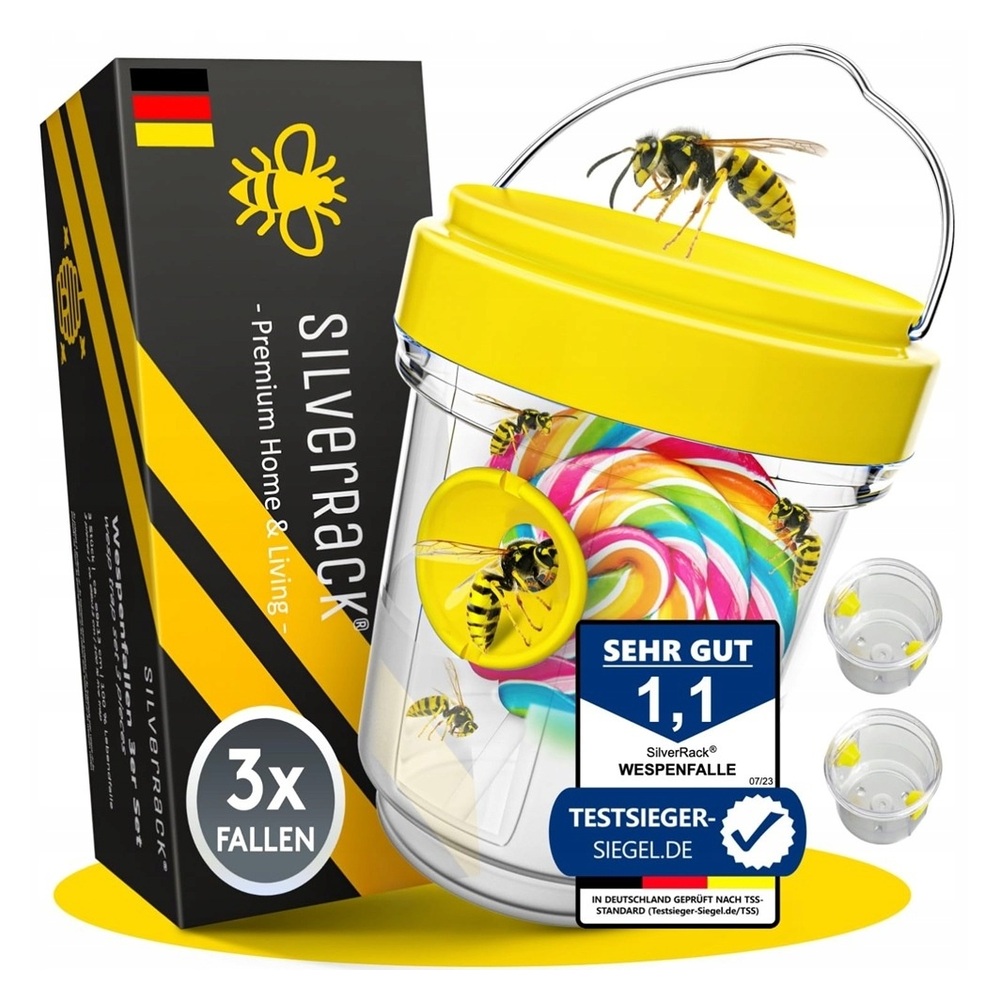 Pułapka na Osy Wielokrotnego Użytku 3 szt. SilverRack
