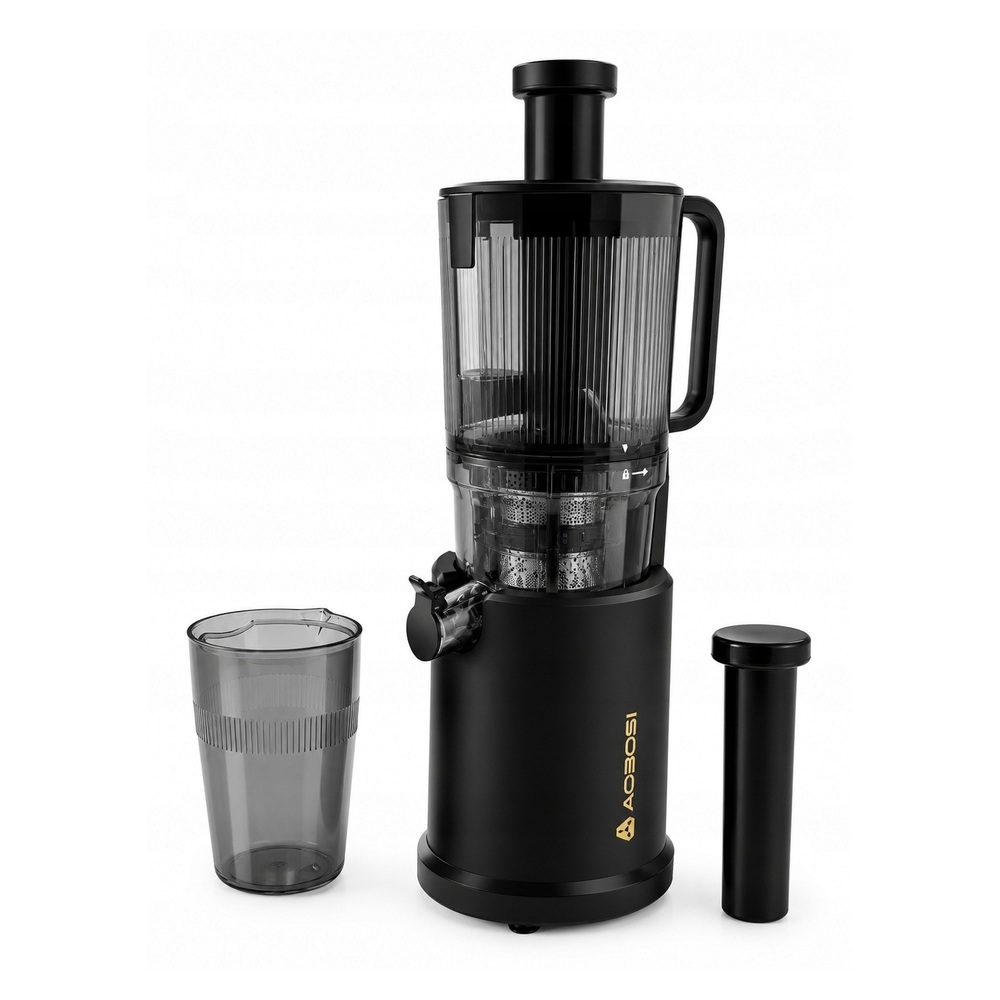 Wyciskarka wolnoobrotowa AOBOSI ZM1907B 220W BPA Free Czarna