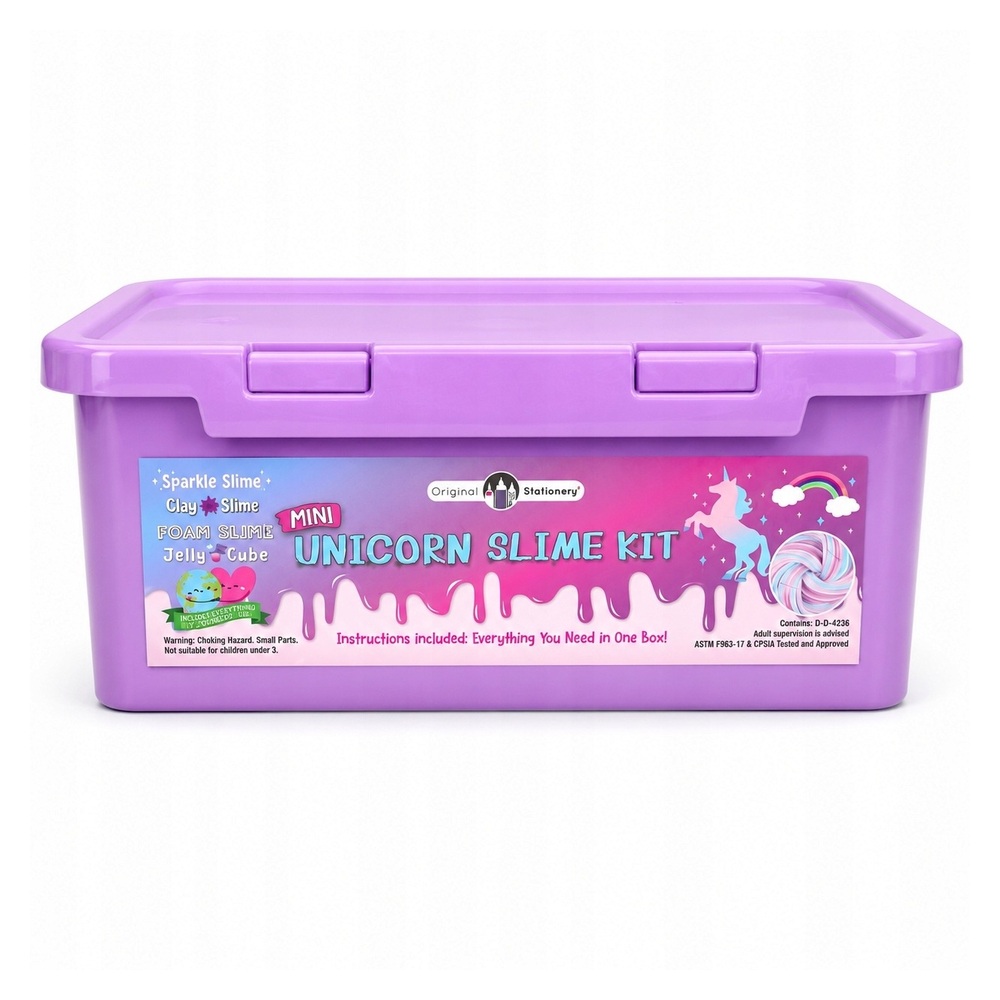 Zestaw do Robienia Slime Unicorn Slime Kit Kreatywny dla Dzieci 7+