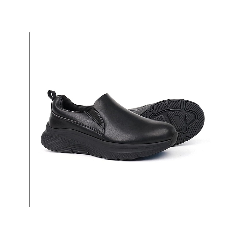 Buty Damskie wsuwane na łuk antypoślizgowe czarne wsuwane EU 38