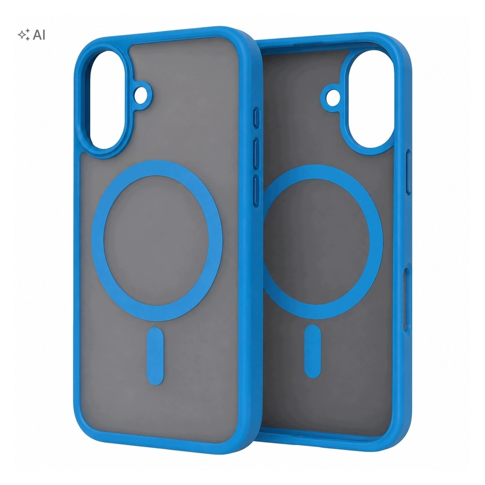 Etui MIRACASE do iPhone 17 MagSafe magnetyczne niebieskie case