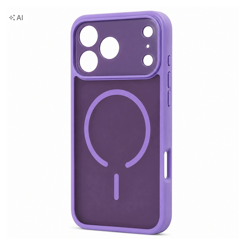 Etui MIRACASE MagSafe do iPhone 17 Pro Max fioletowe case