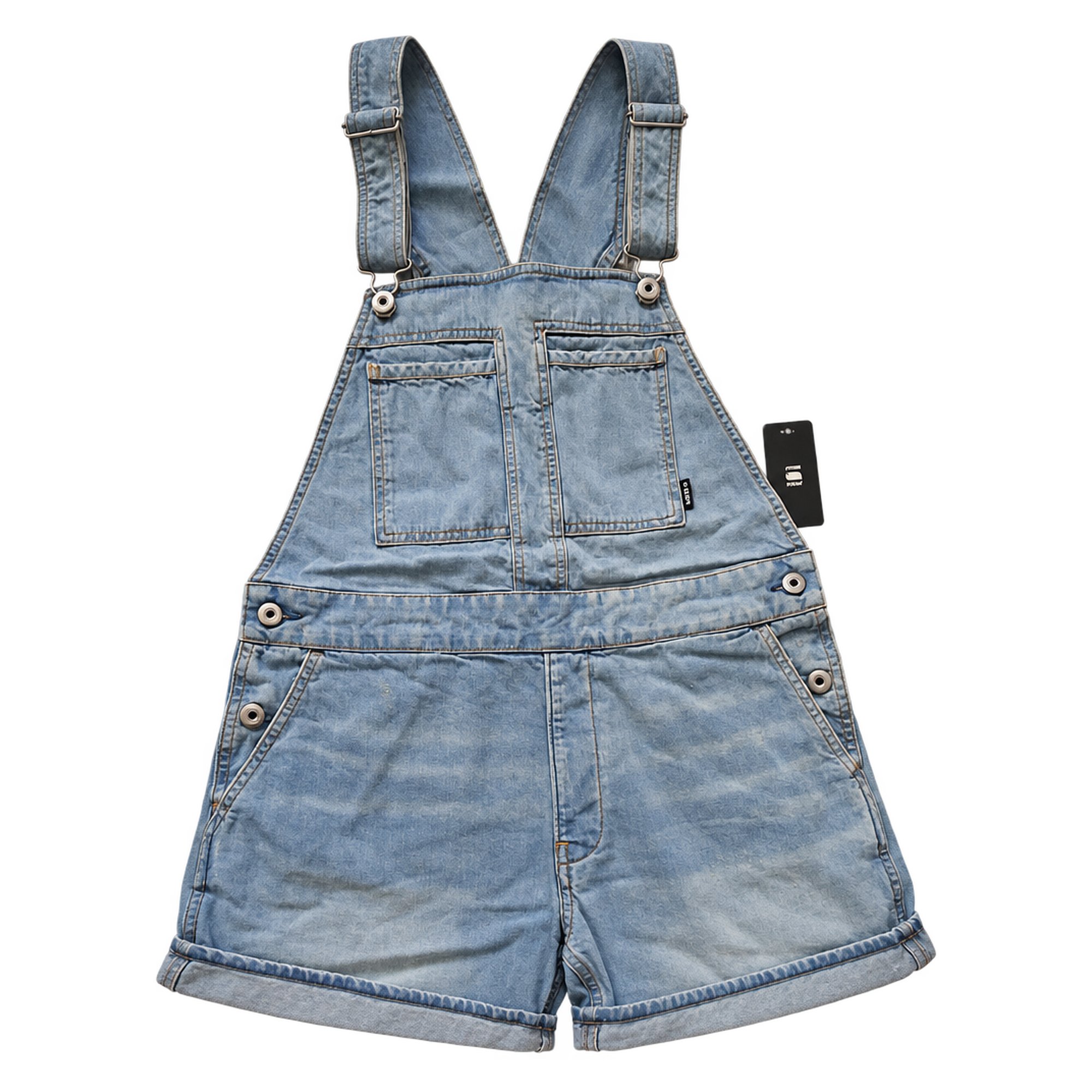 G-Star RAW damskie krótkie ogrodniczki jeansowe