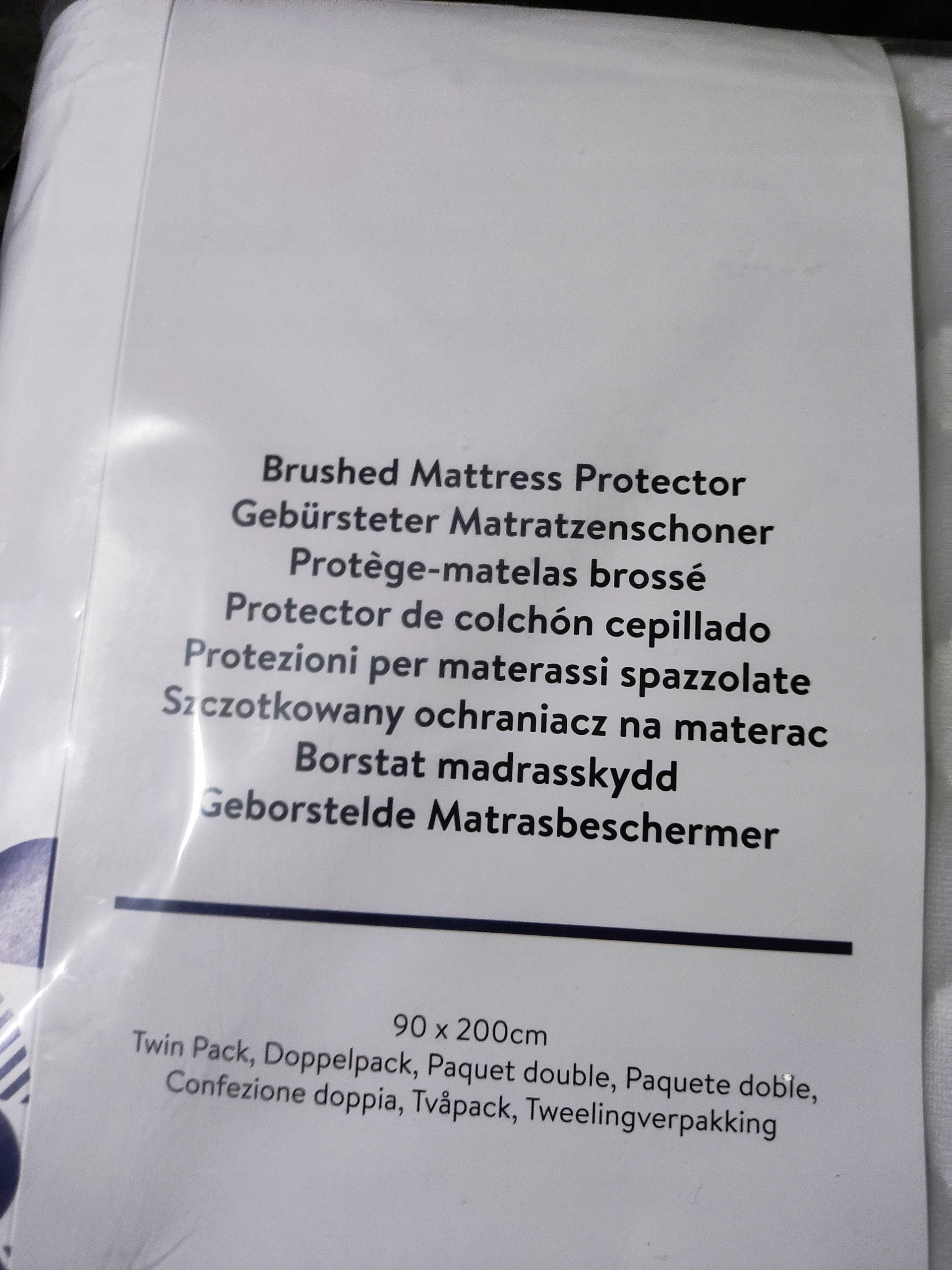 Ochraniacz na materac 90x200 cm Jemidi pikowany nakładka Twin Pack 2szt — zdjęcie 5