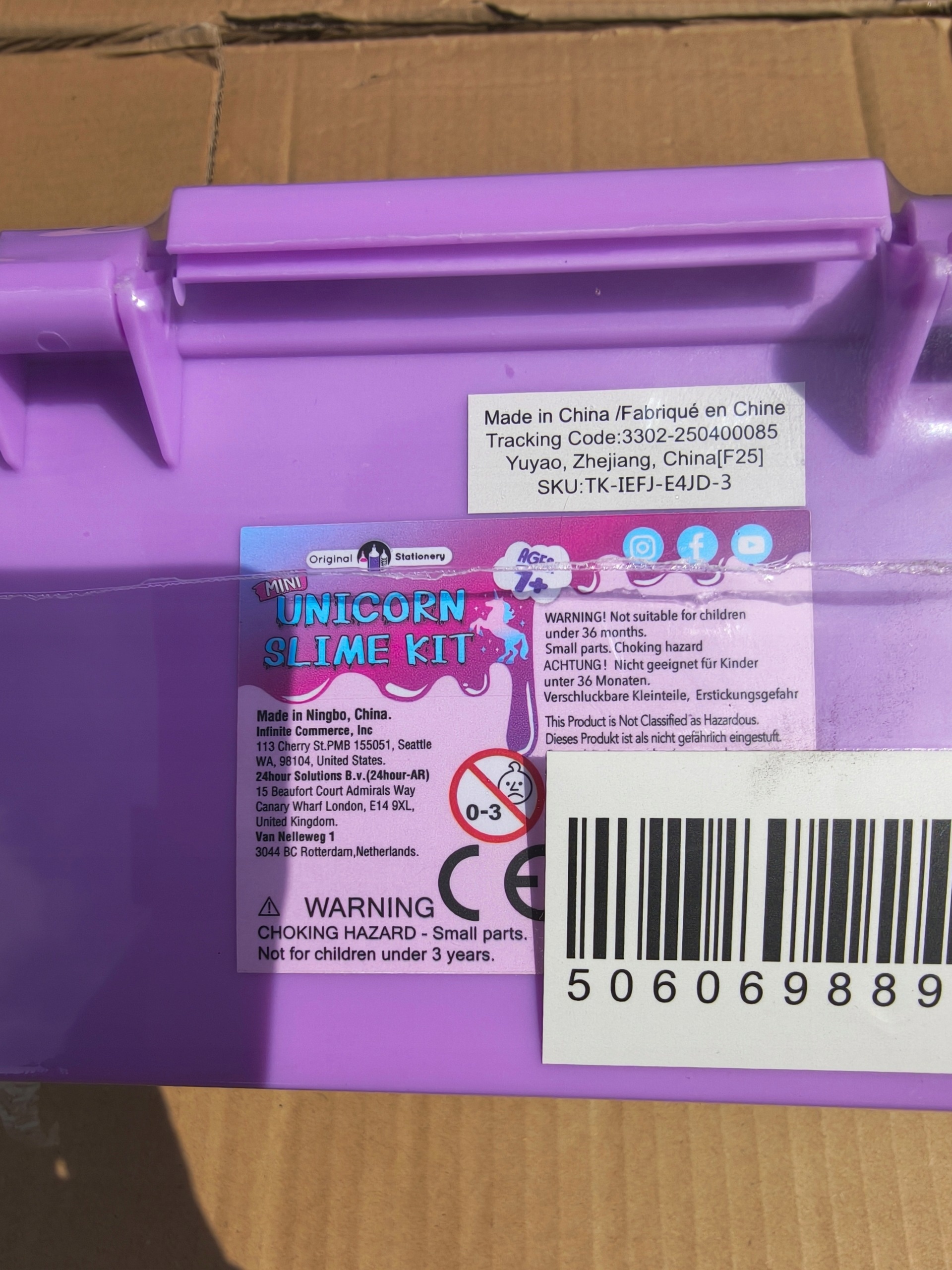 Zestaw do Robienia Slime Unicorn Slime Kit Kreatywny dla Dzieci 7+ — zdjęcie 8