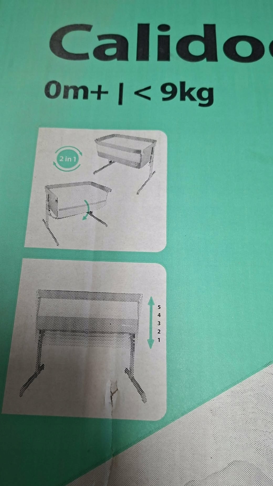 Bébé Confort Calidoo łóżeczko dostawne 70x96 cm szare do 9 kg — zdjęcie 7