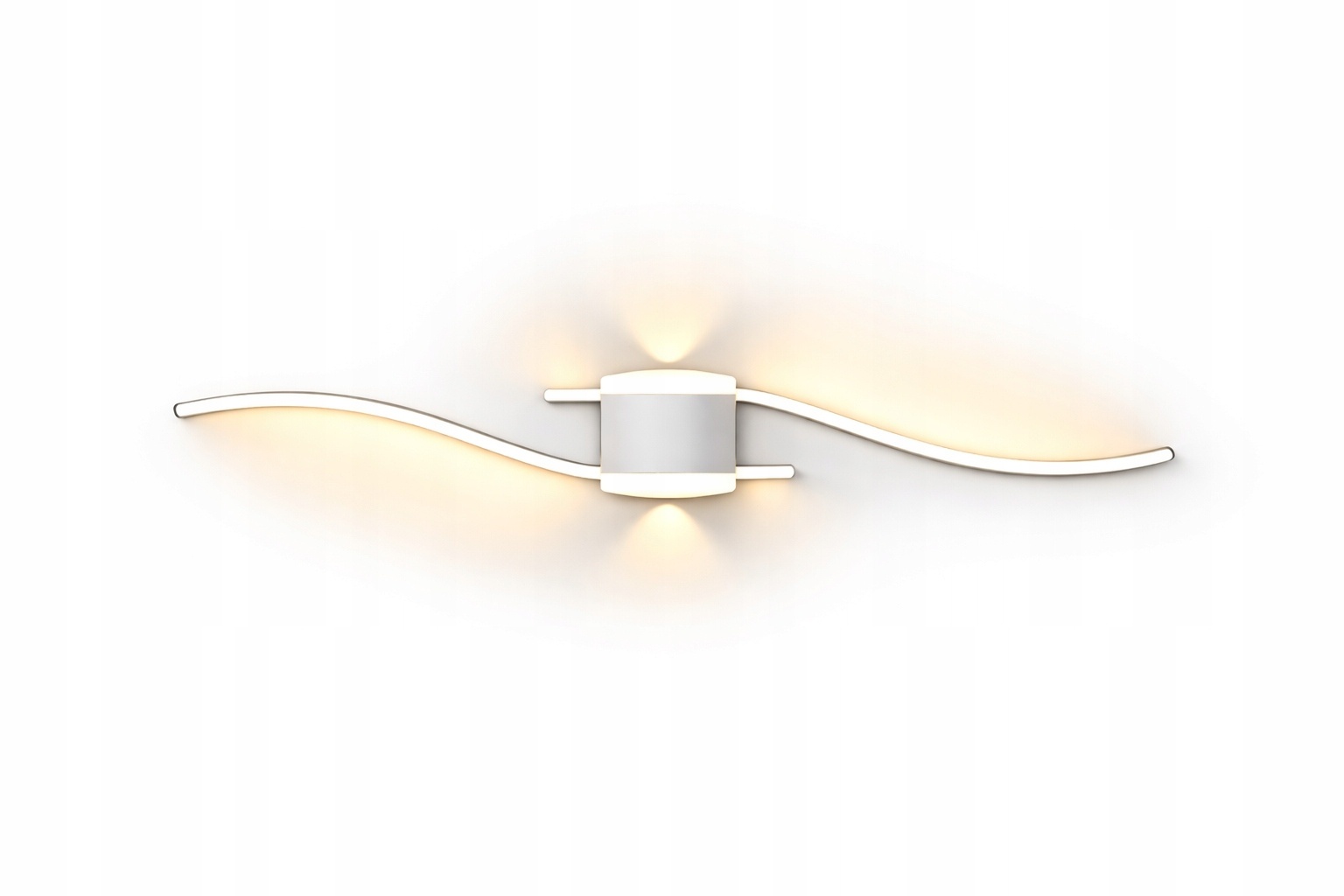 Kinkiet LED nowoczesny 120 cm 30W biały lampa ścienna dekoracyjna ciepłe św — zdjęcie 2