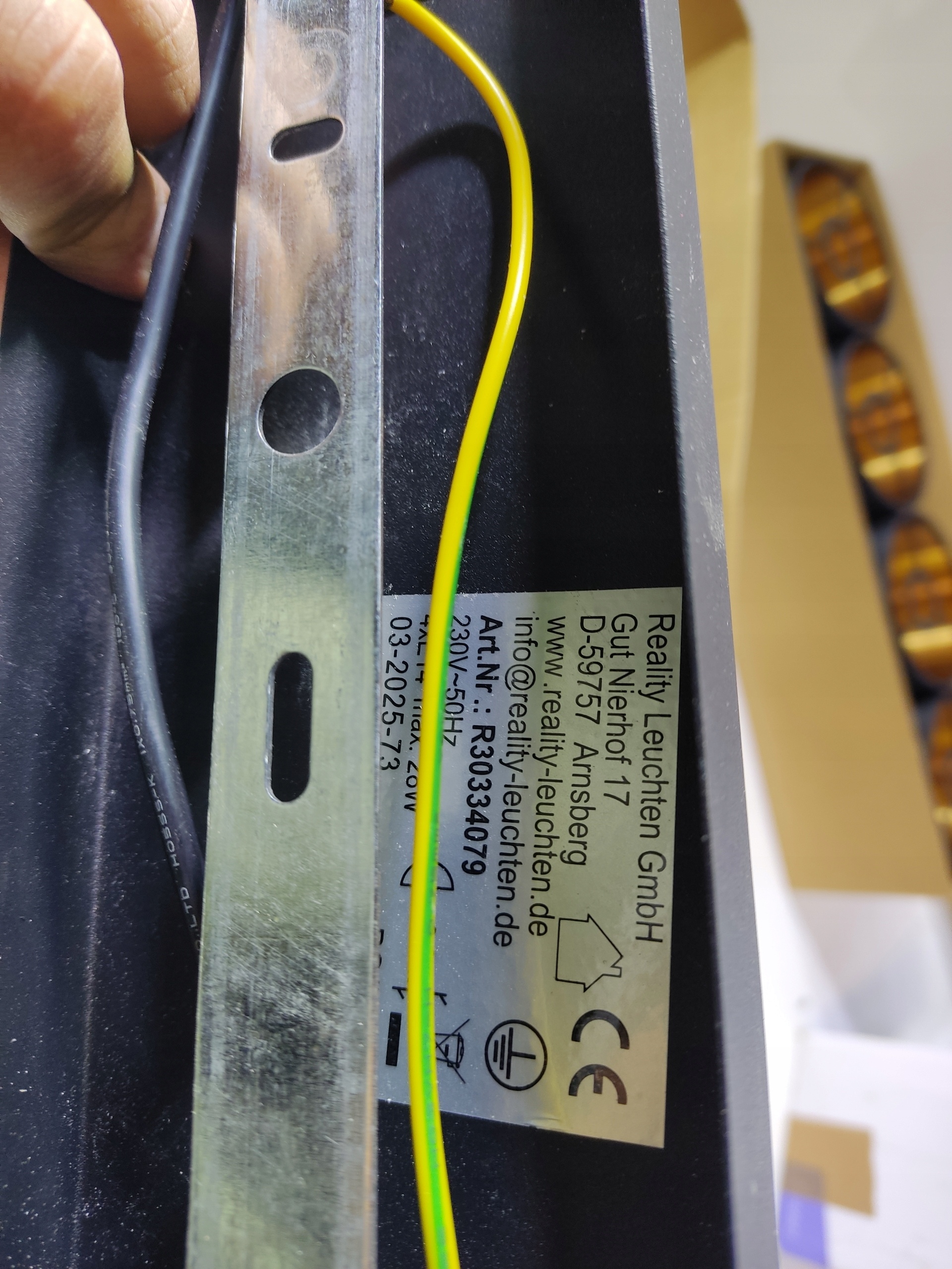 Nowoczesny kinkiet łazienkowy LED 100 cm czarny IP44 nad lustro Reality — zdjęcie 6
