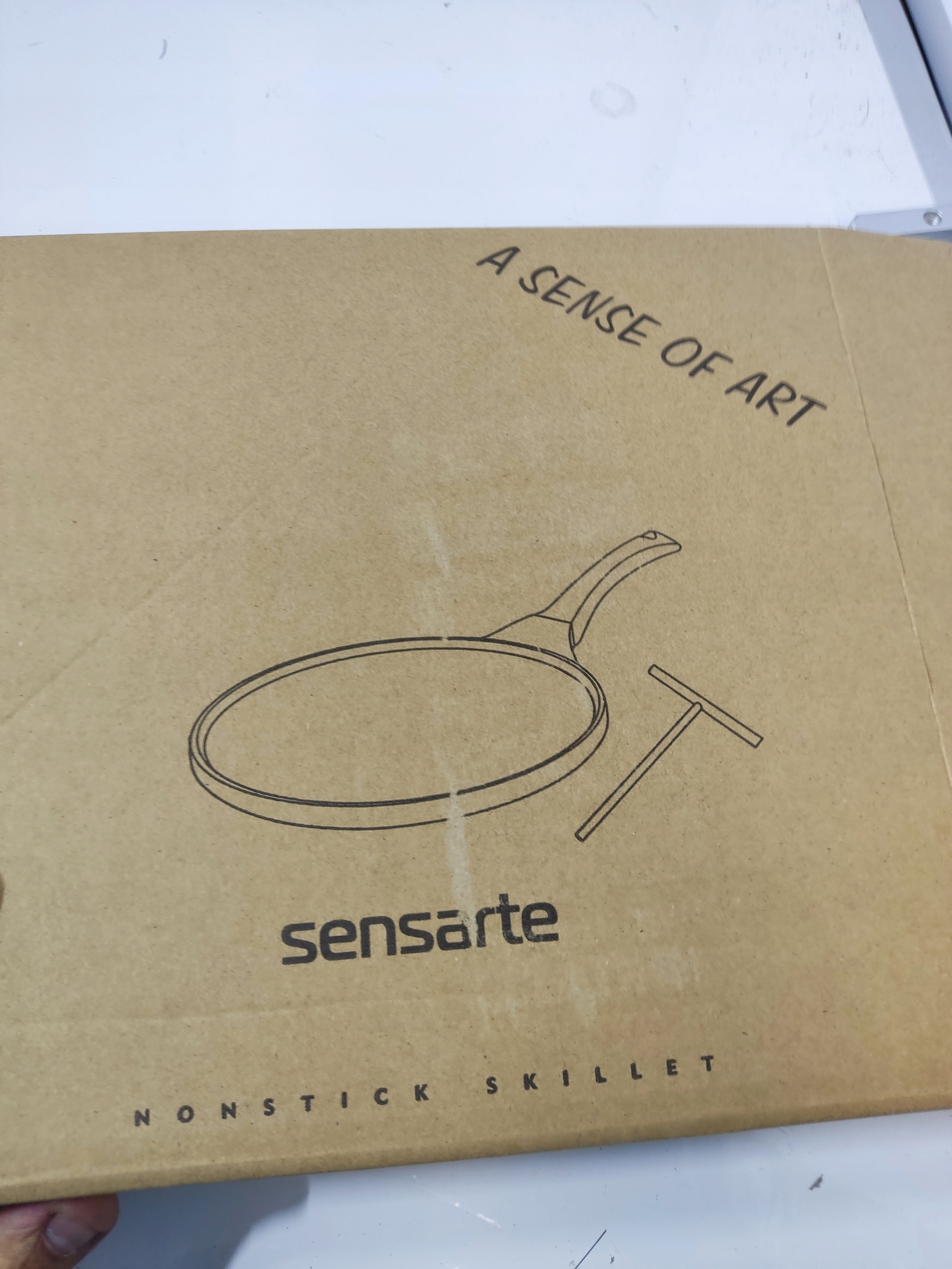 patelnia do naleśników sensarte 26 cm indukcja gazówka non stick — zdjęcie 6
