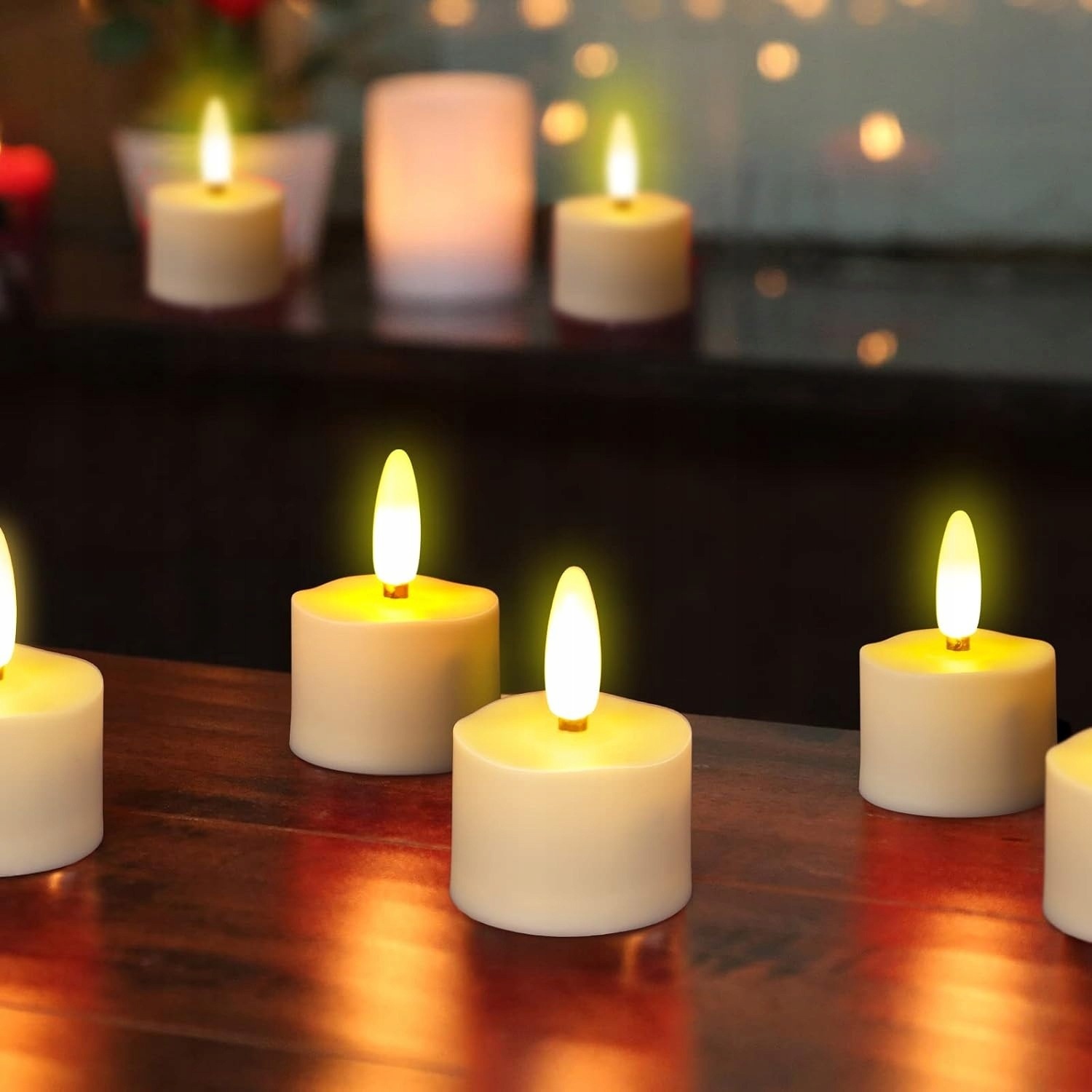 Daphomeu tea lighty LED małe świeczki podgrzewacze — zdjęcie 4