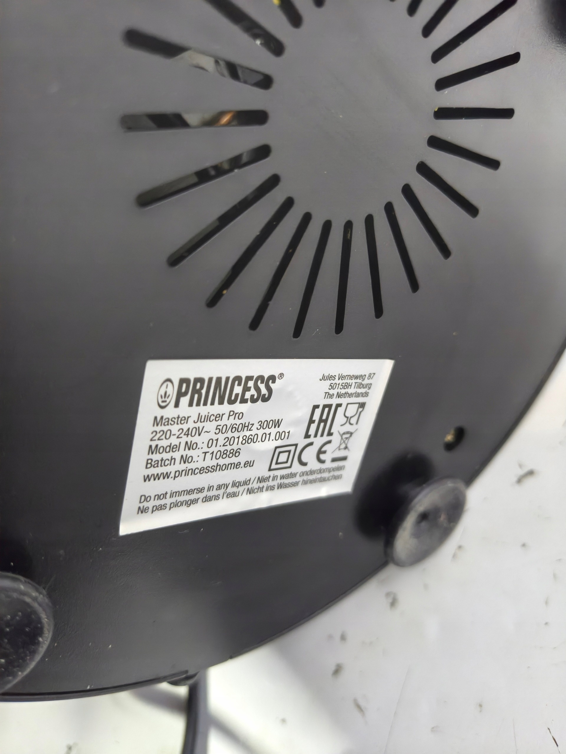 Wyciskarka do Cytrusów Princess Master Juicer Pro 300W Stal Nierdzewna — zdjęcie 7