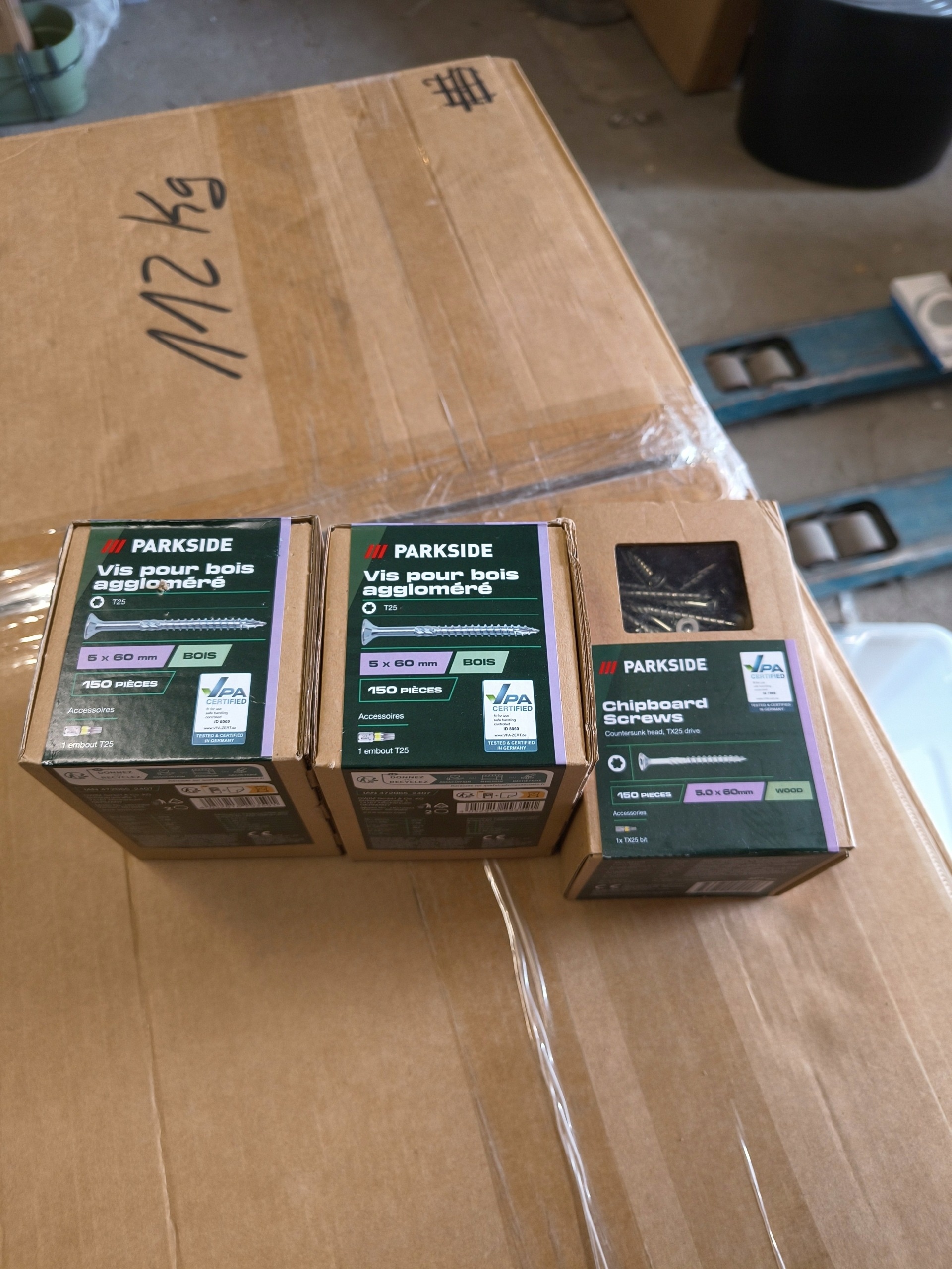 Parkside wkręty do płyt wiórowych 5,0 x 60 mm 5.000 — zdjęcie 3