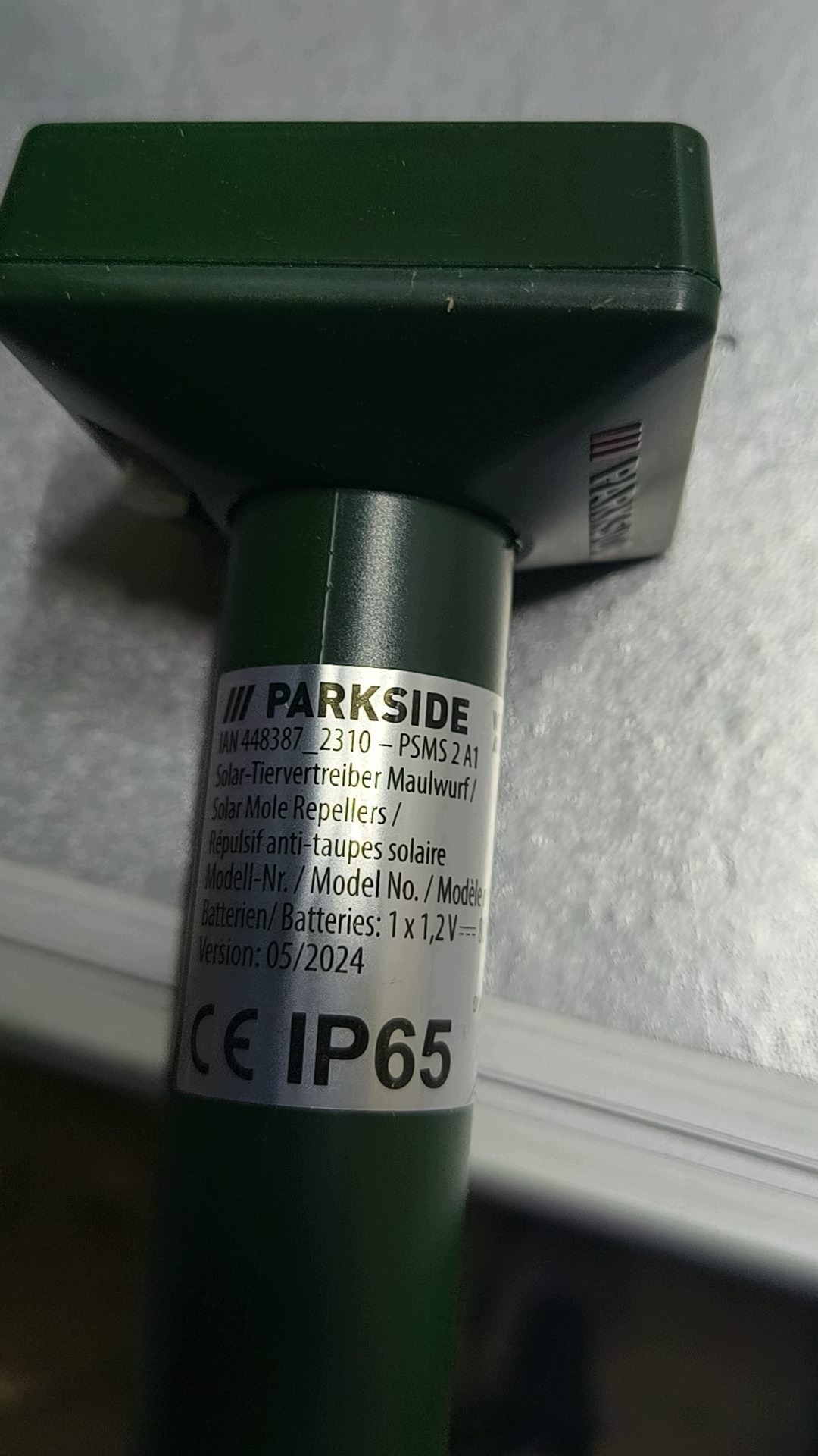 Parkside solarny odstraszacz kretów PSMS 2 A1 650 m² — zdjęcie 4