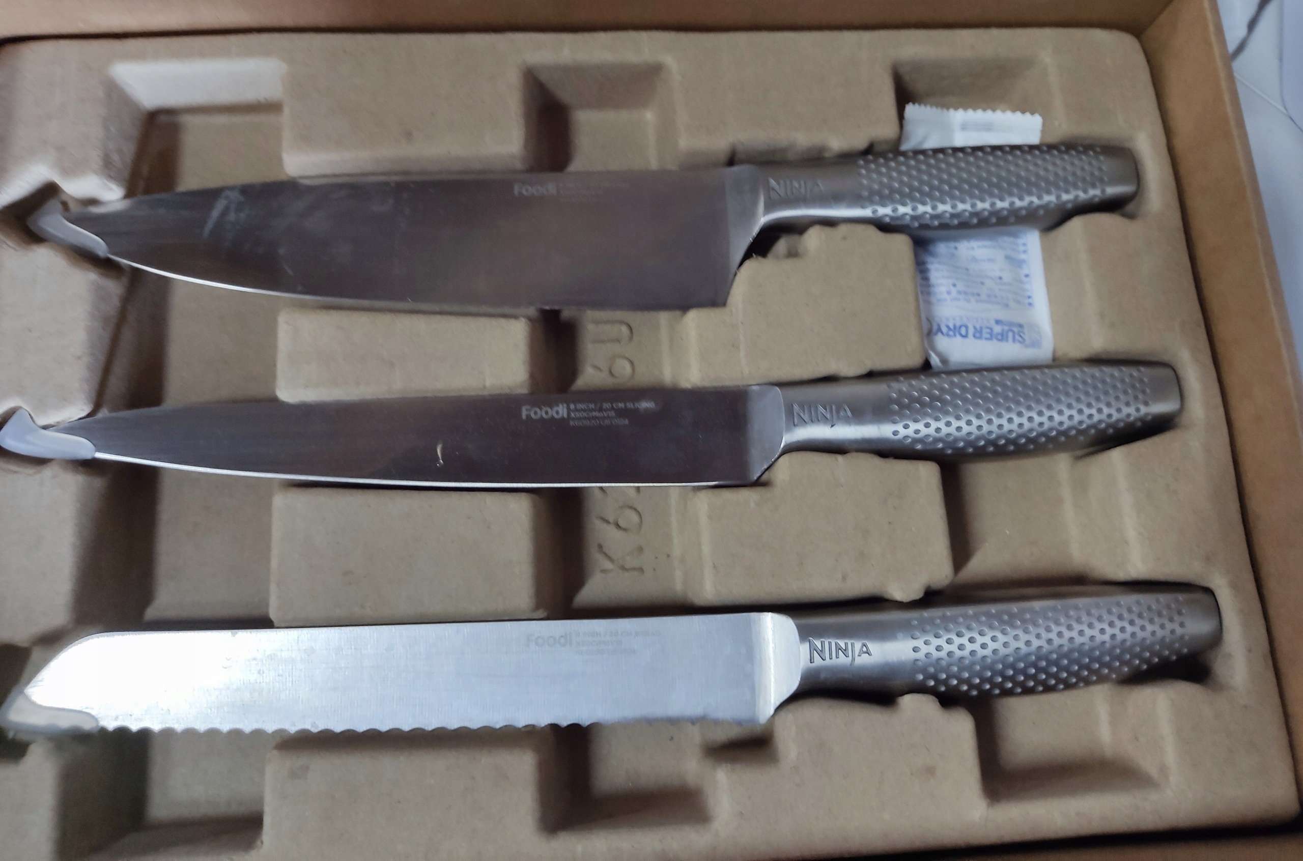 Ninja StaySharp Stainless zestaw 5 noży + nożyczki blok z ostrzałką — zdjęcie 8