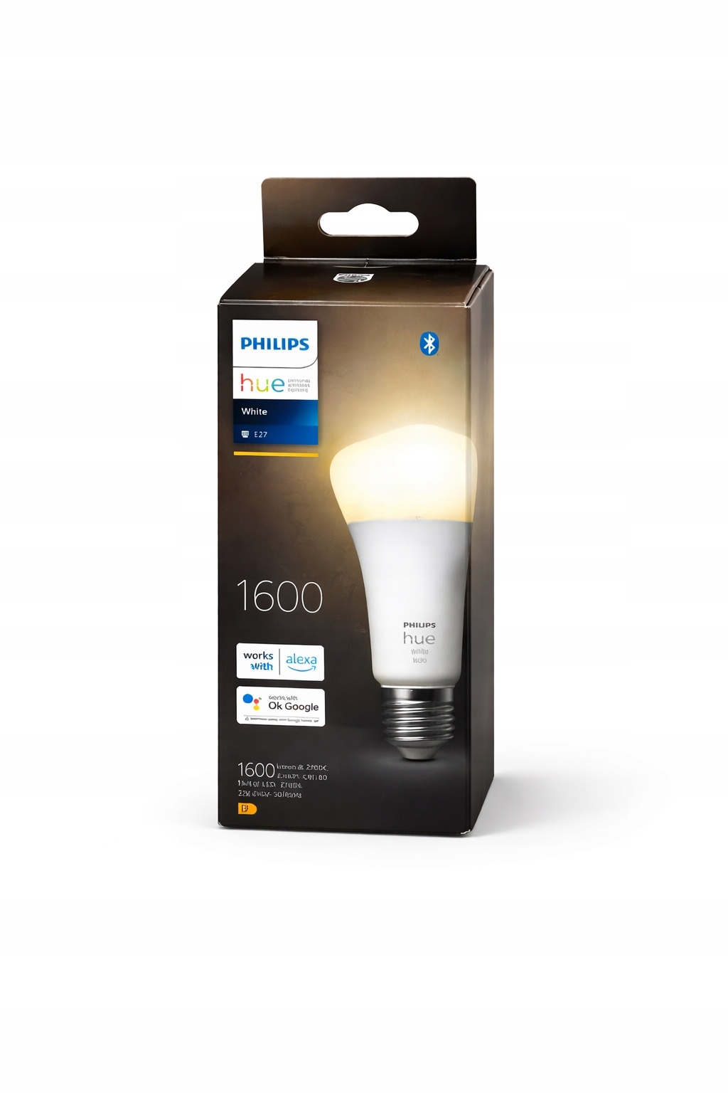 Philips Hue White E27 1600lm Bluetooth żarówka LED smart Alexa Google — zdjęcie 2