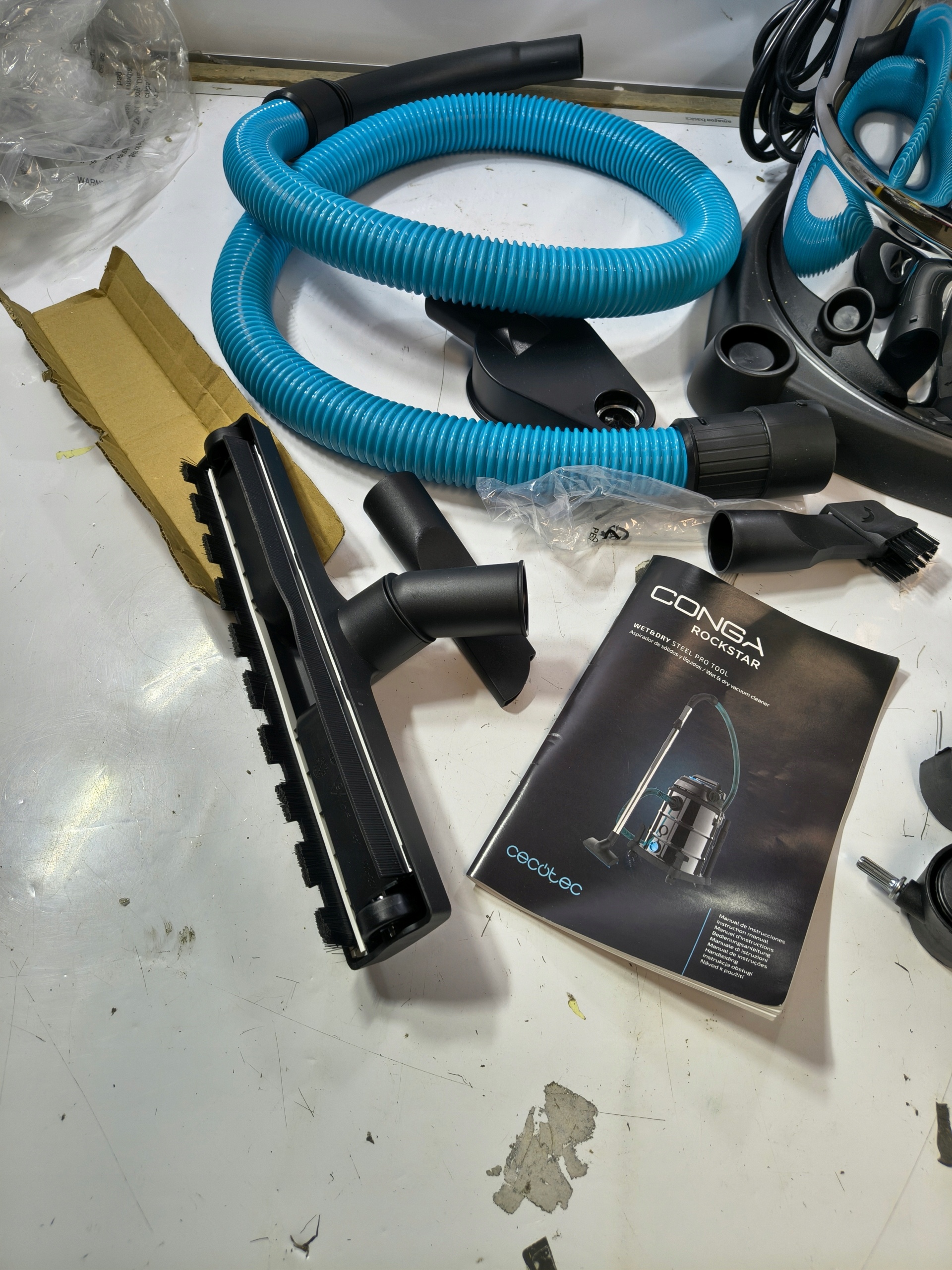 Odkurzacz przemysłowy Cecotec Conga Rockstar Wet&Dry Steel Pro Tool 1600W — zdjęcie 8