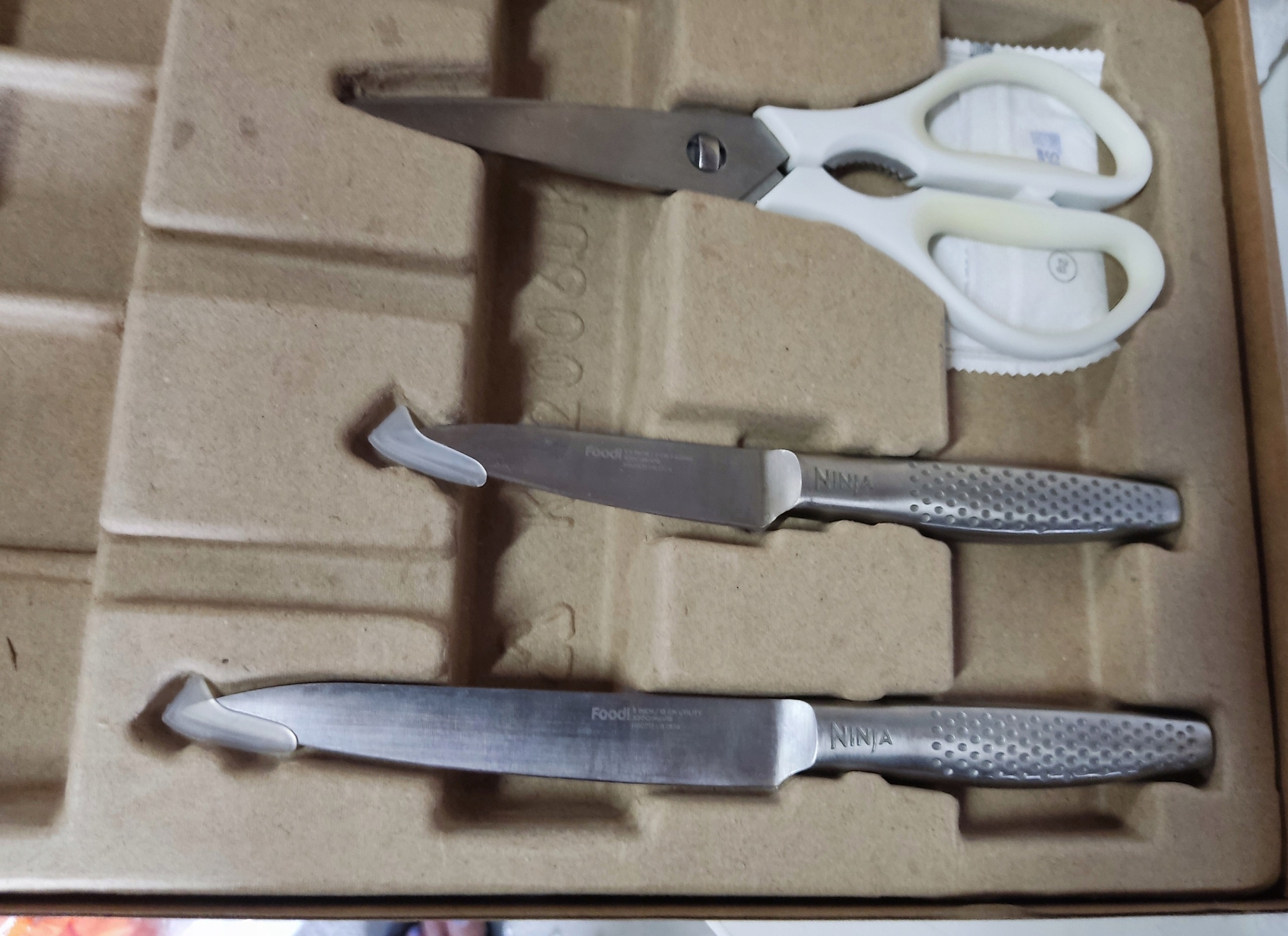 Ninja StaySharp Stainless zestaw 5 noży + nożyczki blok z ostrzałką — zdjęcie 9