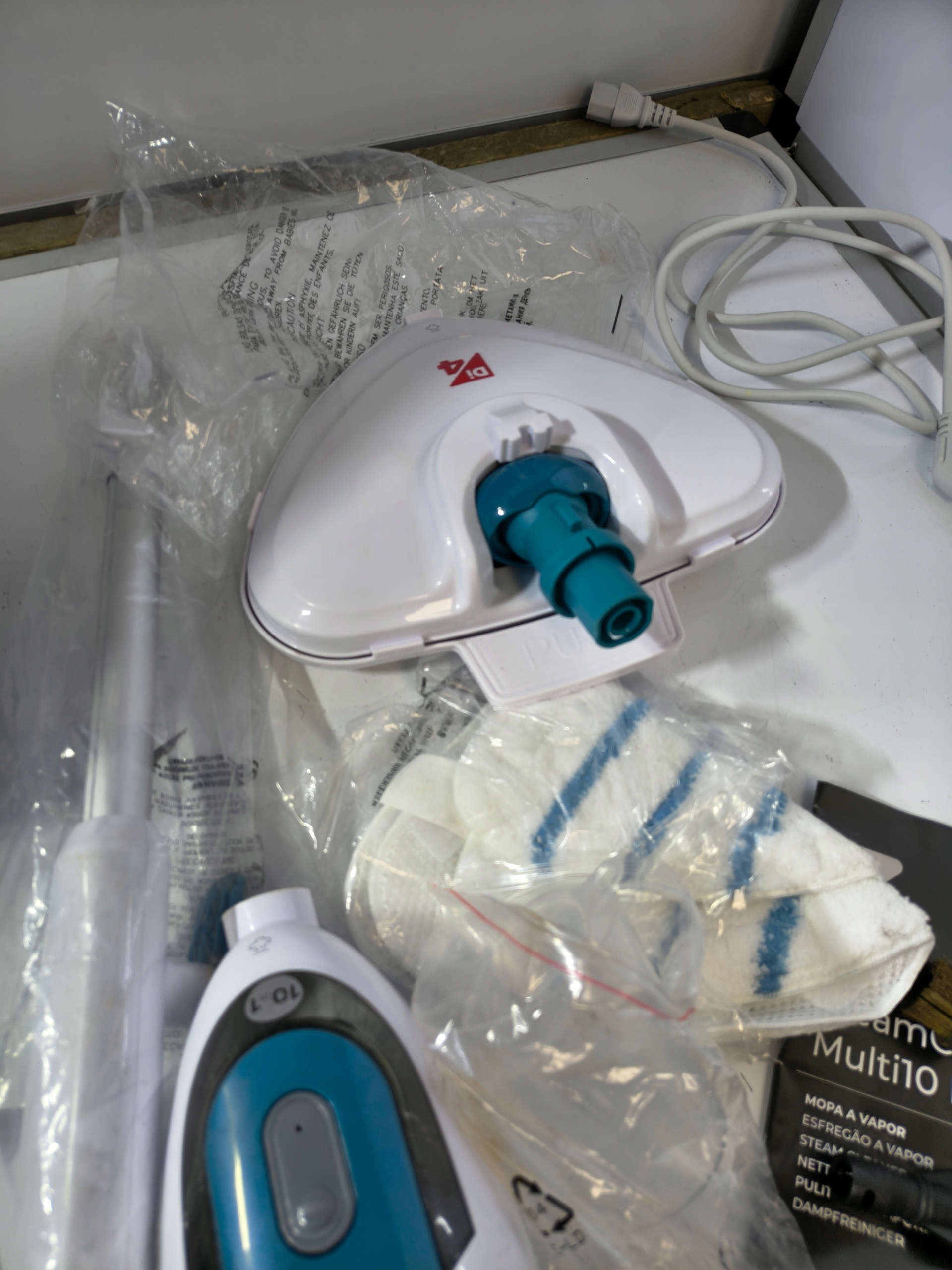 TEFAL STEAMCLEAN MULTIO MAX MOP PAROWY 1500W 10w1 — zdjęcie 4