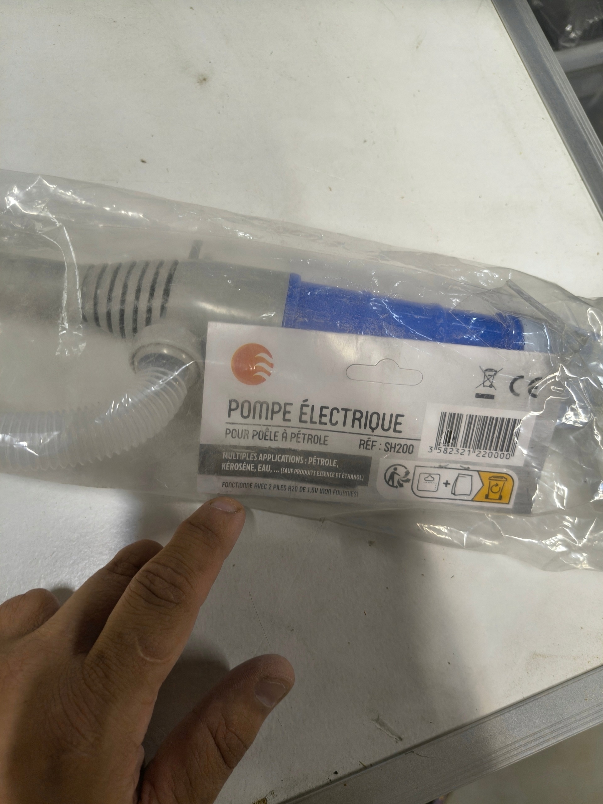SH200 ręczna pompka elektryczna do paliwa cieczy transferowa 12V — zdjęcie 4