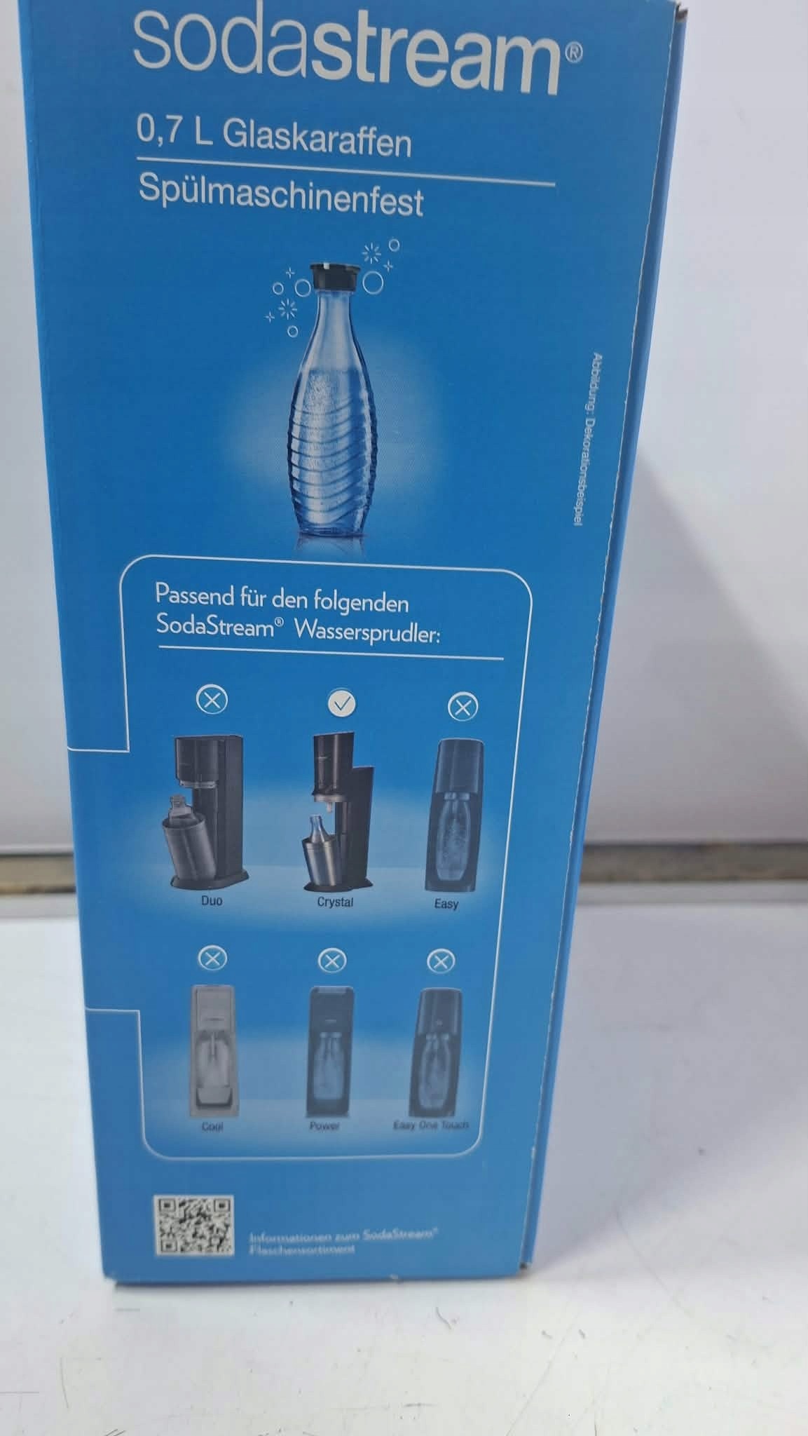 Butelki szklane SodaStream Crystal 0,7L 2 szt. z korkami Oryginał — zdjęcie 8