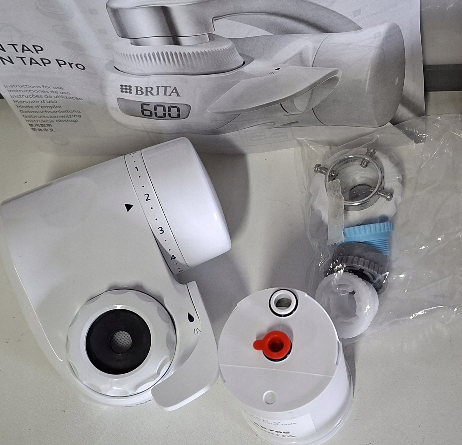 BRITA ON TAP V filtr nakranowy system filtracji wody + wkład 600 l — zdjęcie 8