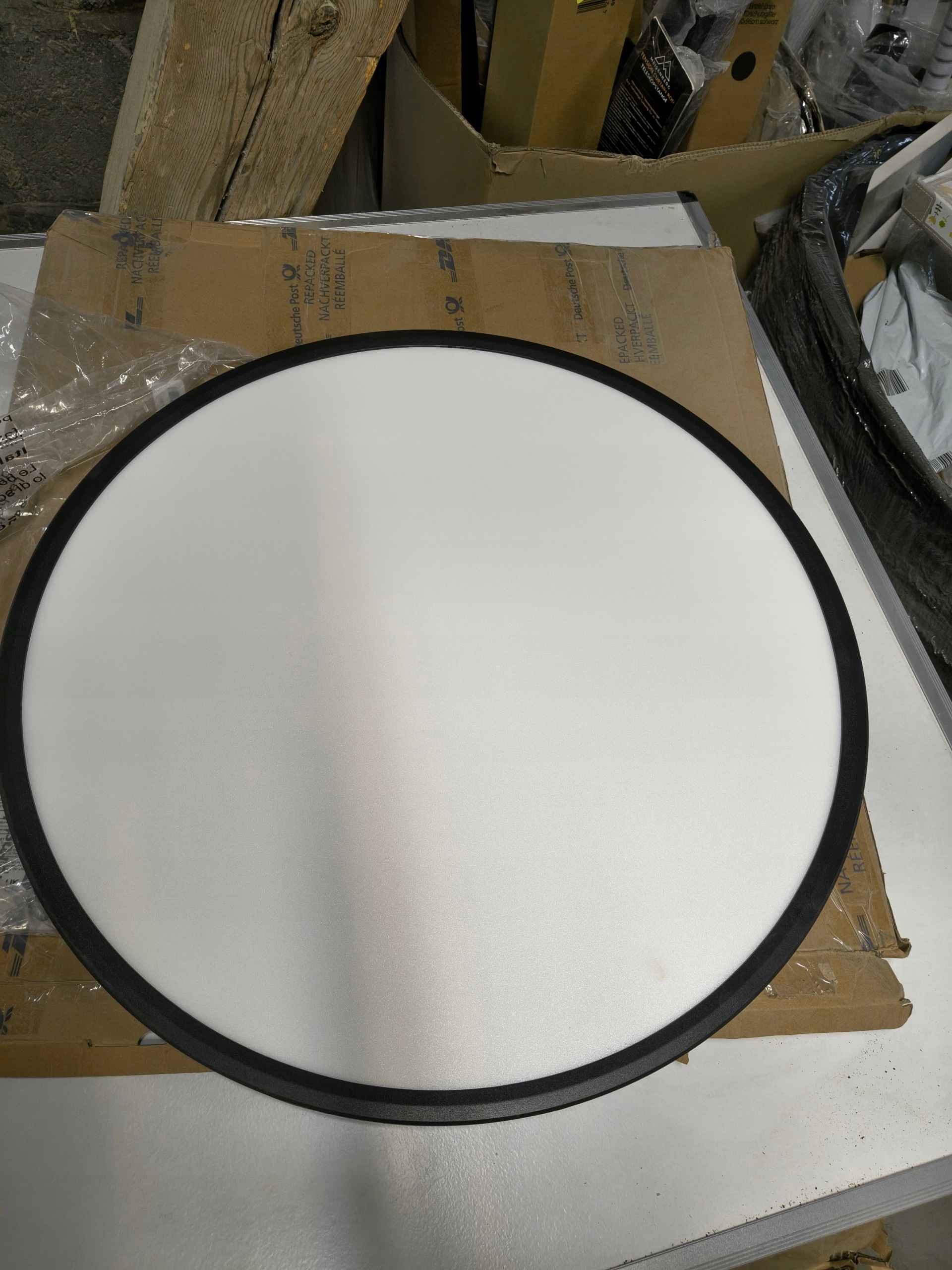 Plafon LED 56W 60 cm Czarny CCT 3000K-6500K Okrągły Slochi CLS60T — zdjęcie 4