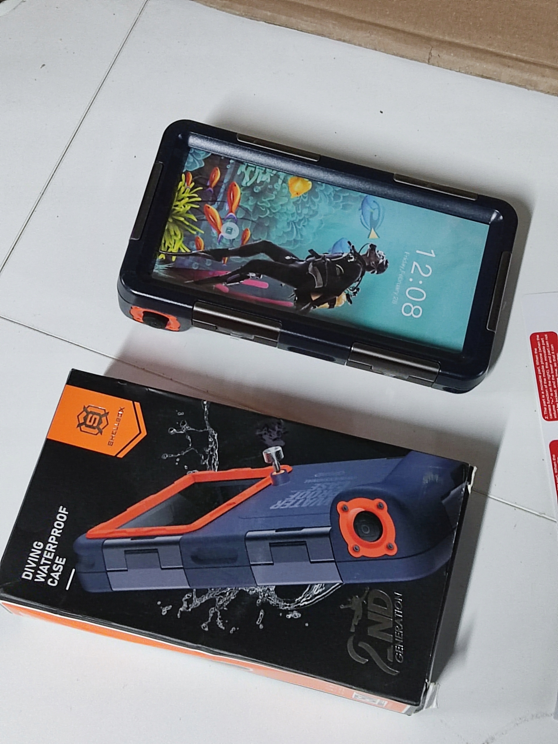 Shellbox Waterproof Case 15m Obudowa Nurkowa do Telefonu — zdjęcie 4