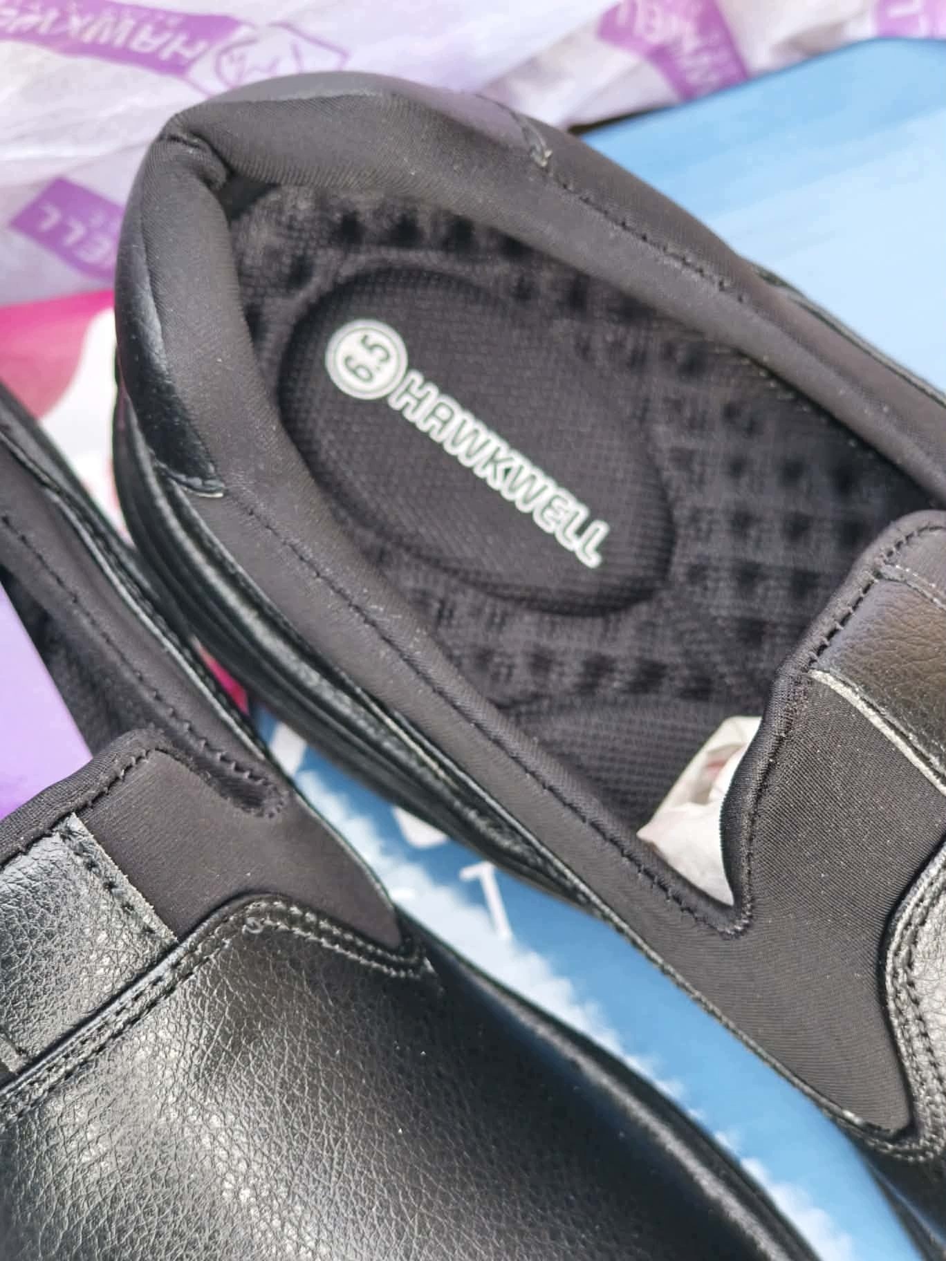 Buty Damskie wsuwane na łuk antypoślizgowe czarne wsuwane EU 36 — zdjęcie 8