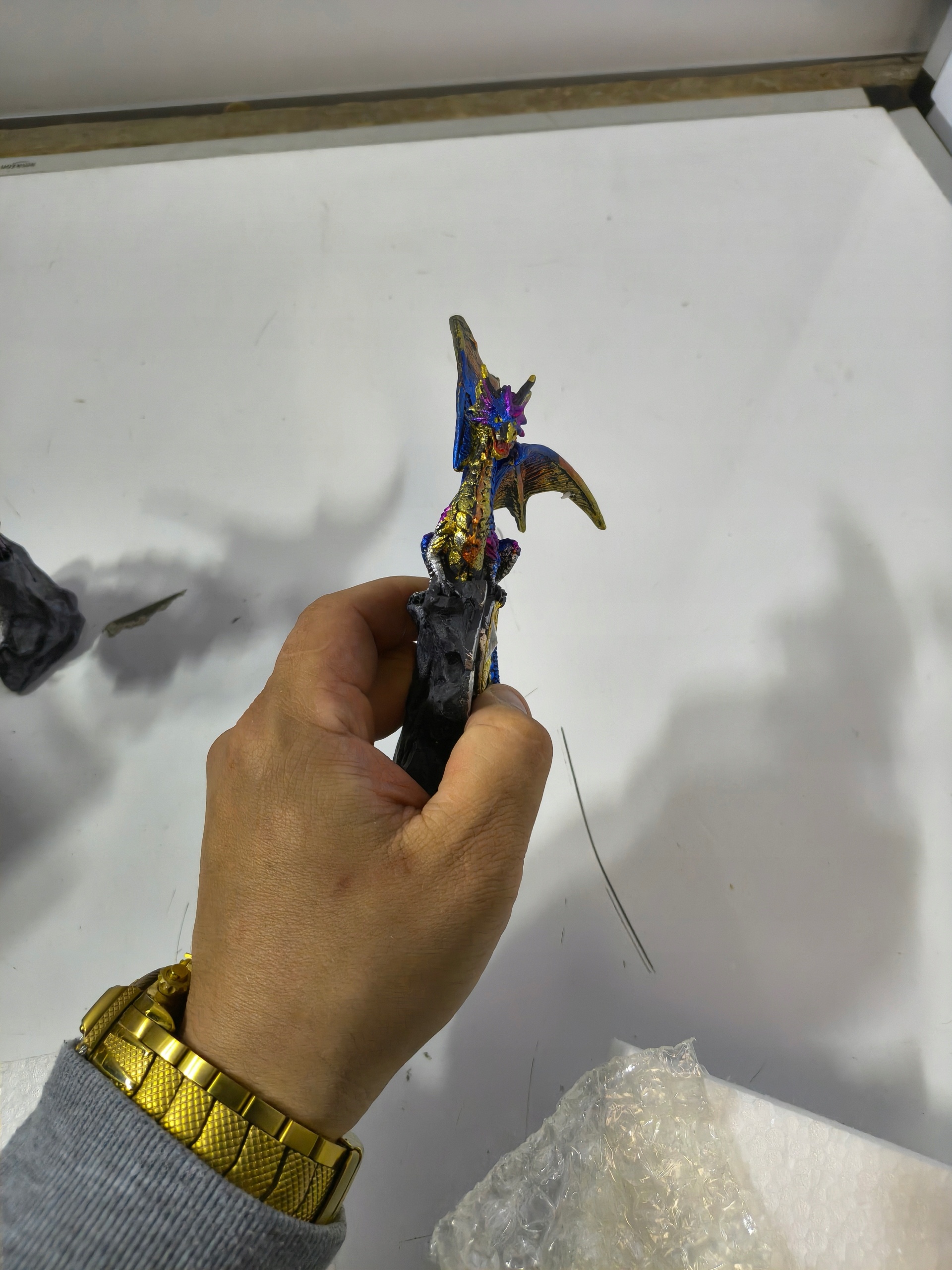 Zestaw 2 Figurek Smok Fantasy Nemesis Now Realm Protectors 15 cm Gothic — zdjęcie 3