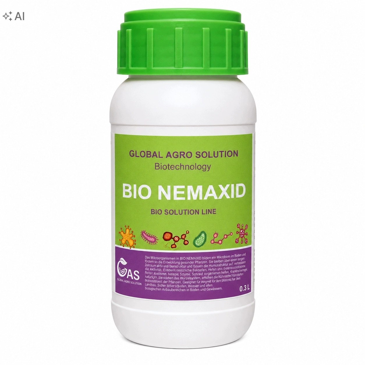 BIO NEMAXID 300 ml preparat mikrobiologiczny do gleby i roślin — zdjęcie 2