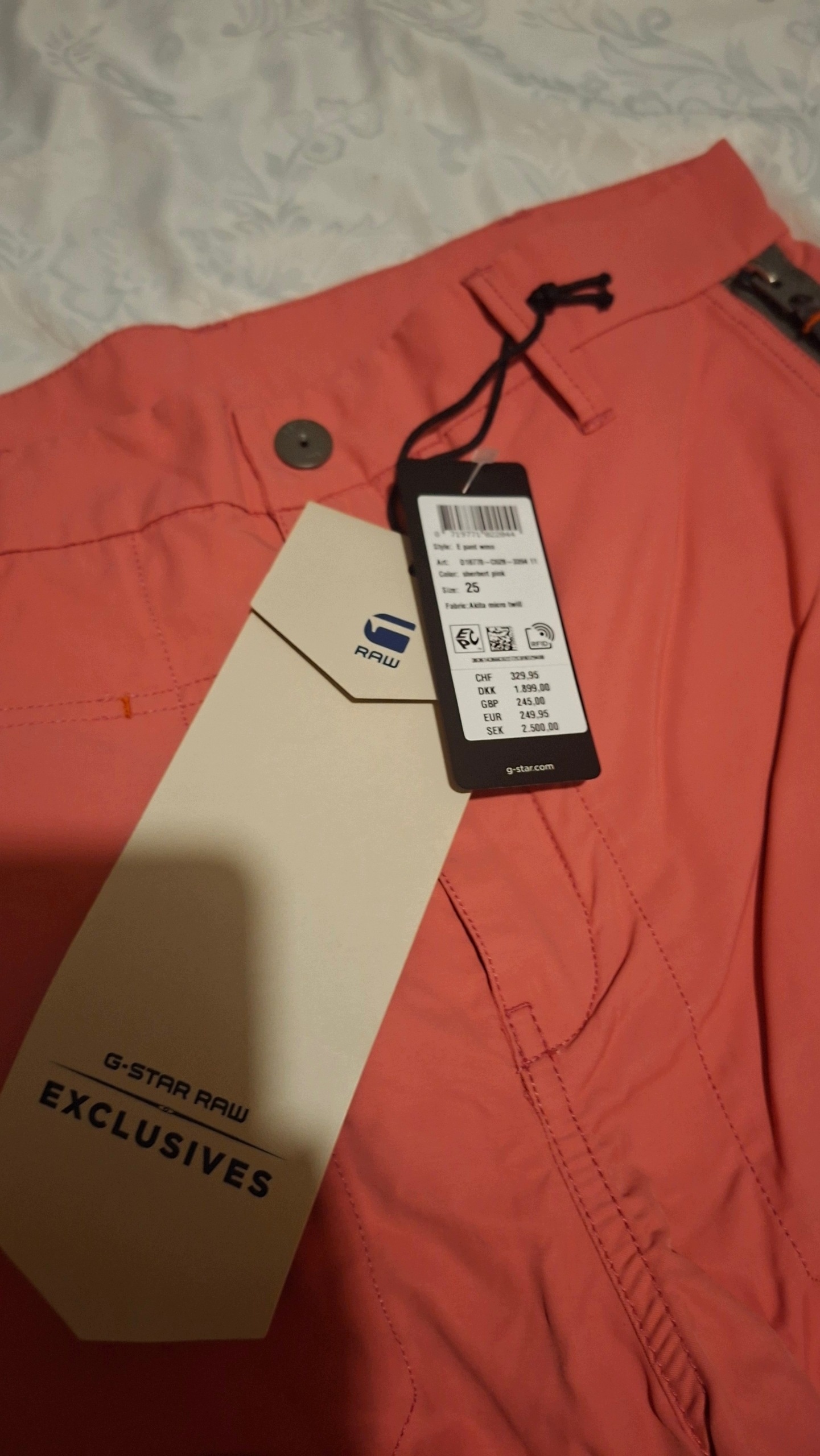 G-Star RAW Damskie spodnie cargo E pant wmn 25 — zdjęcie 10