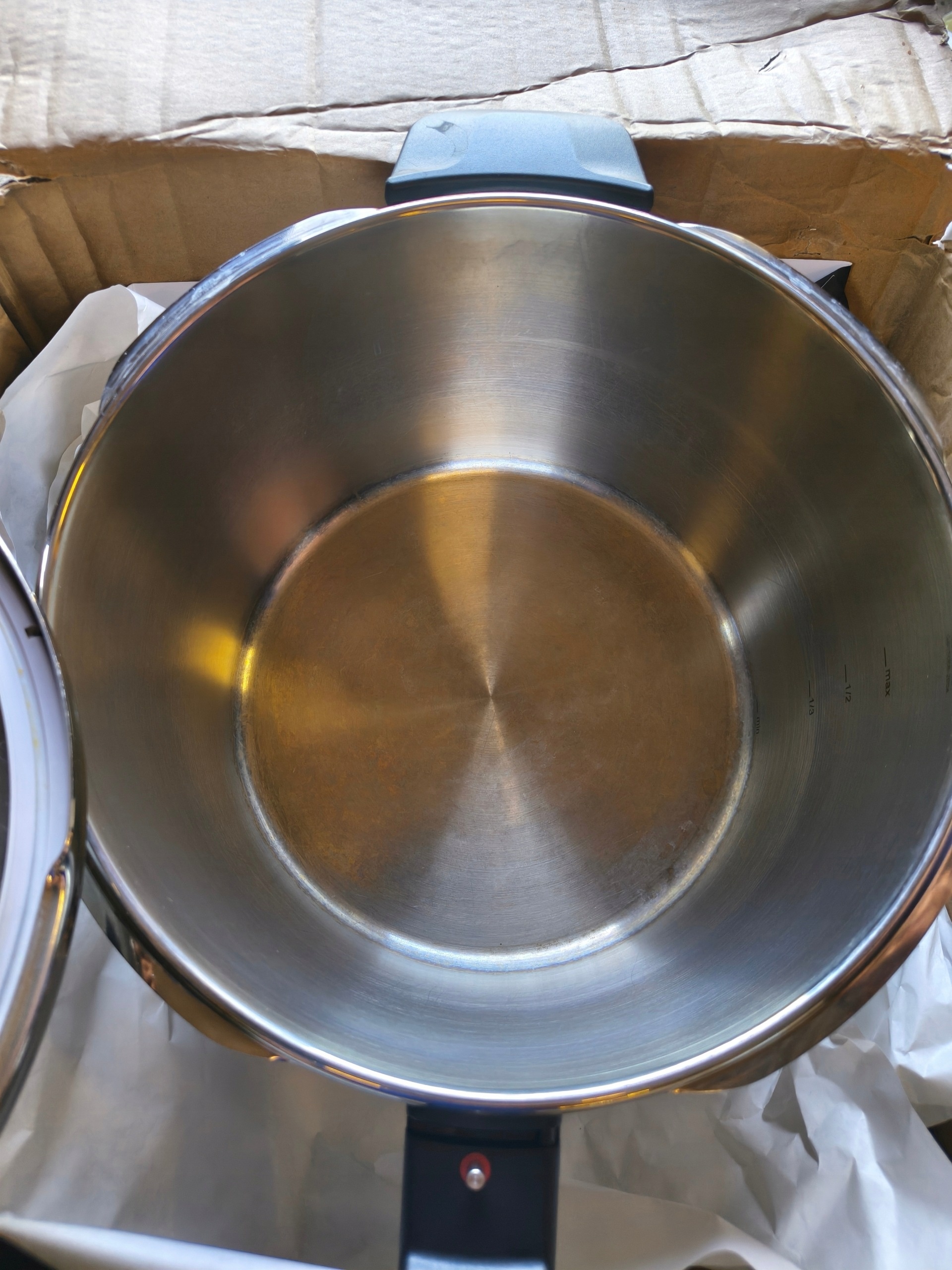 Fissler szybkowar 6 l garnek ciśnieniowy indukcja stal 18/10 Germany — zdjęcie 5