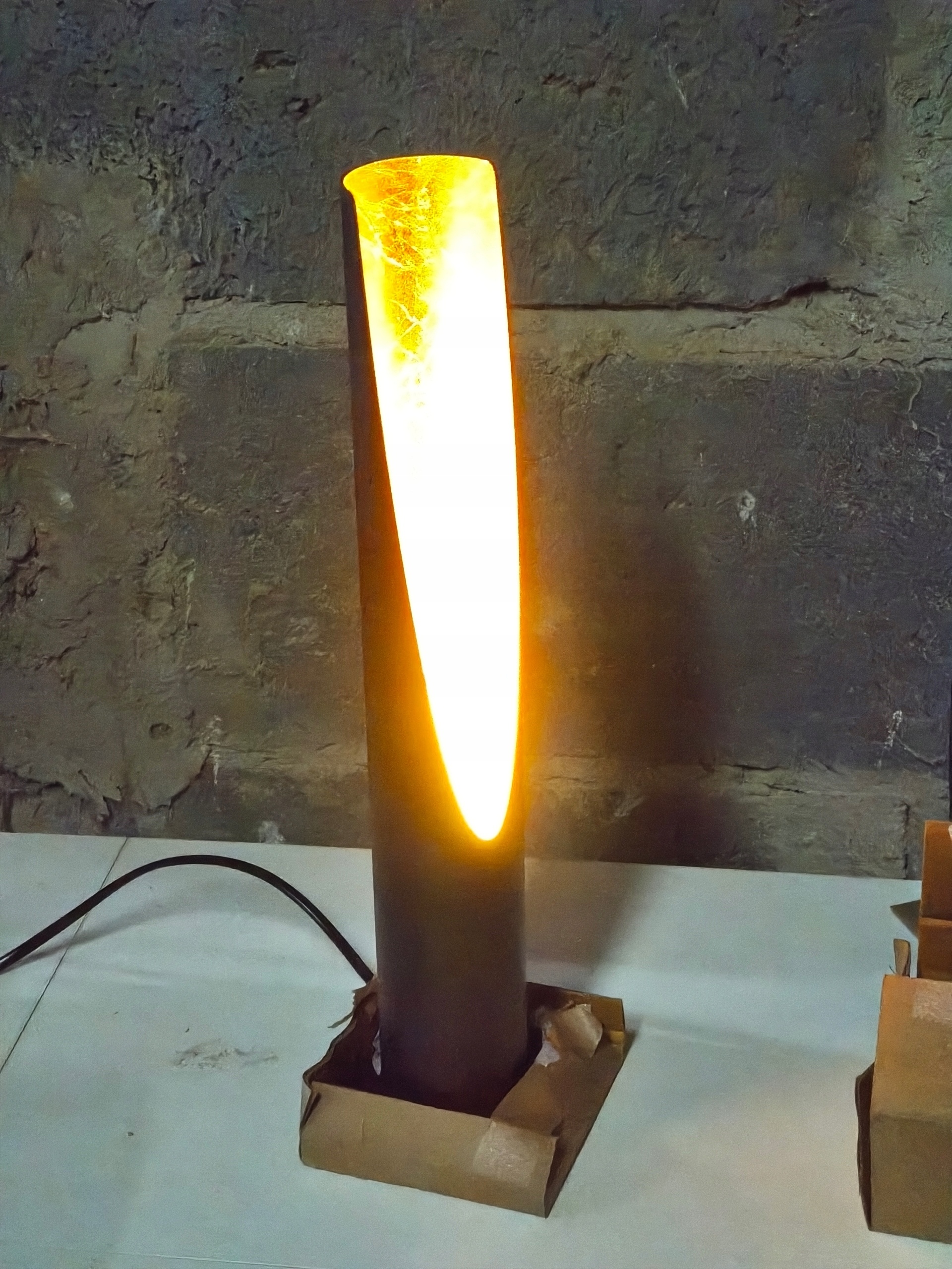 Lampa stołowa LED EGLO BARBOTTO czarna złote wnętrze 395mm 345lm — zdjęcie 3