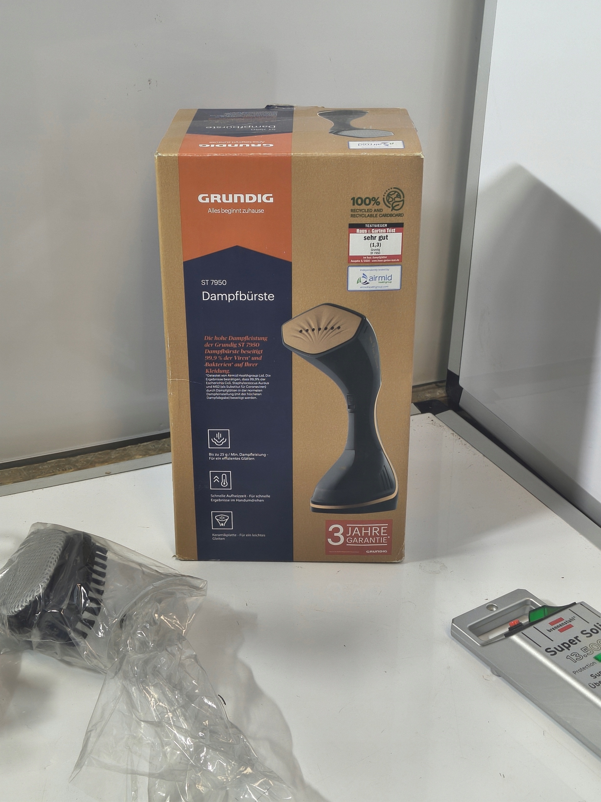 Grundig ST 7950 ręczny steamer parownica do ubrań 1600W GMS3070 — zdjęcie 3