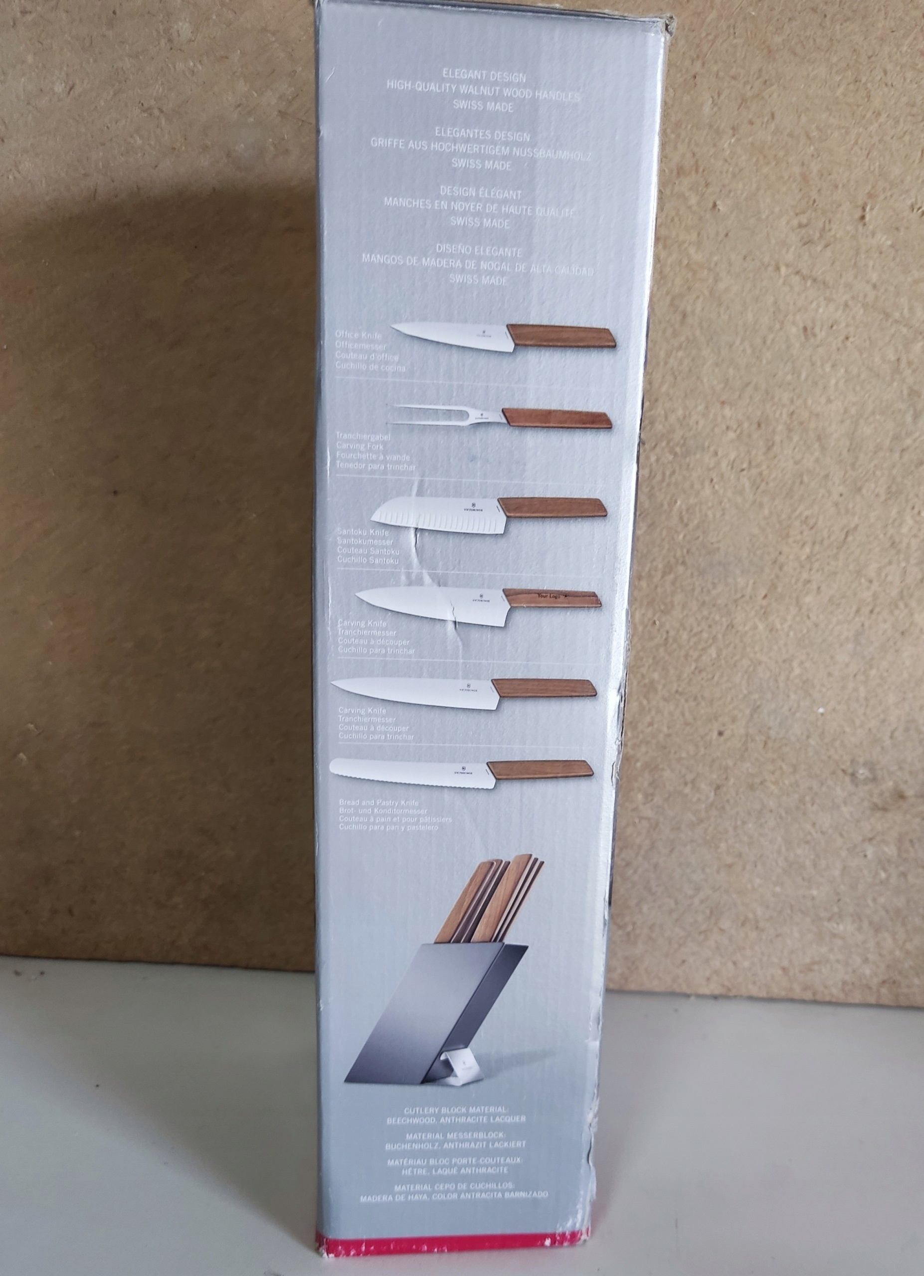 Victorinox Swiss Modern zestaw 6 noży kuchennych + blok 7 el. drewno — zdjęcie 5