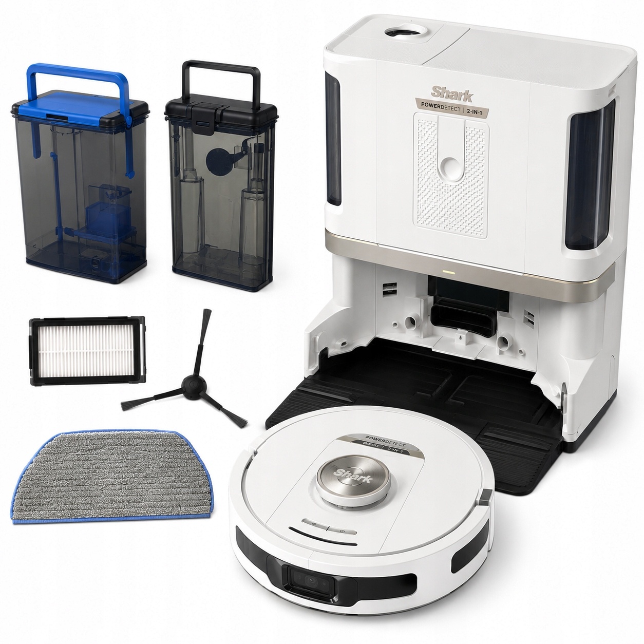 Shark PowerDetect 2-in-1 RV2800ZEU z Bazą Samoopróżniającą i Myjącą — zdjęcie 2
