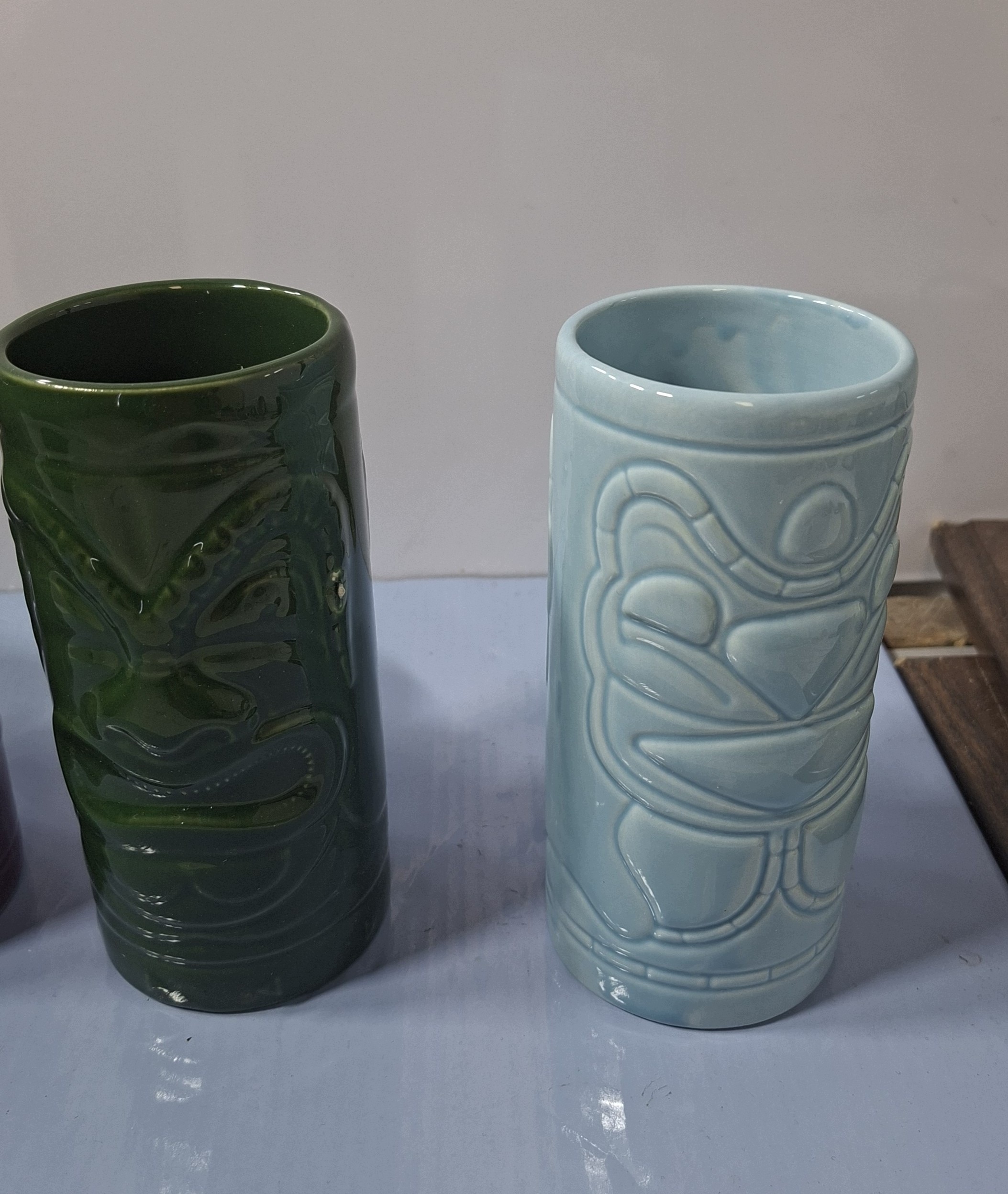 Mikamax Tiki Mugs zestaw 4 kubków ceramicznych do drinków 320 ml — zdjęcie 8
