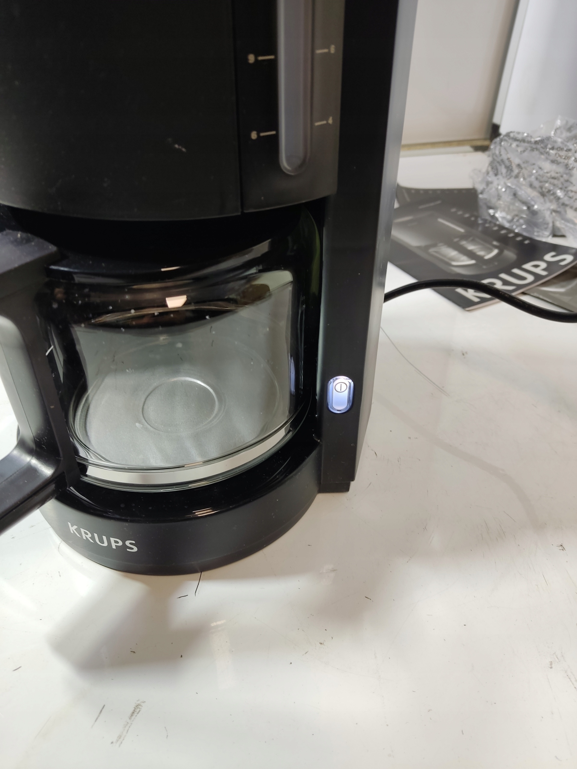Ekspres przelewowy KRUPS ProAroma F30908 + dzbanek szklany filtr — zdjęcie 3